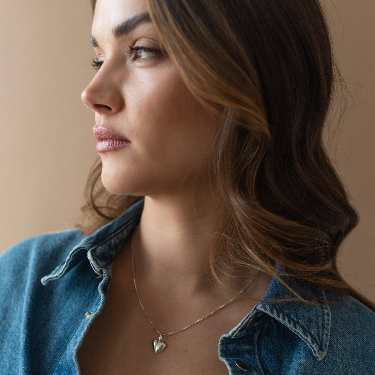 Poise Sculpted Heart Charm - SO PRETTY CARA COTTER