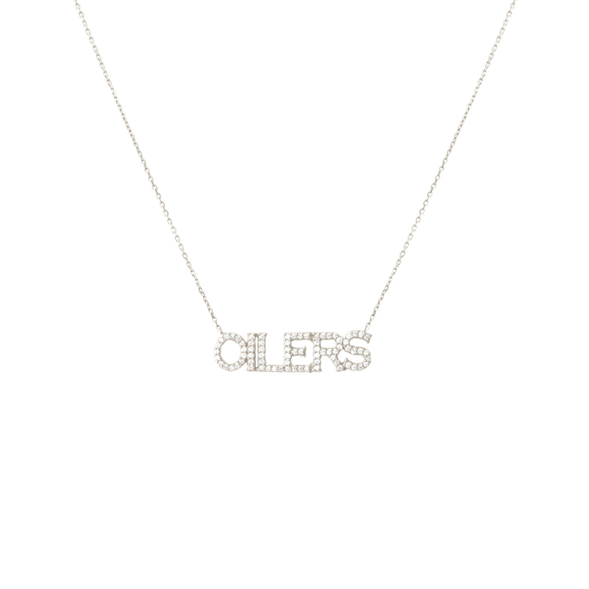 Pre - Order Edmonton Oilers Pavé Necklace - SO PRETTY CARA COTTER