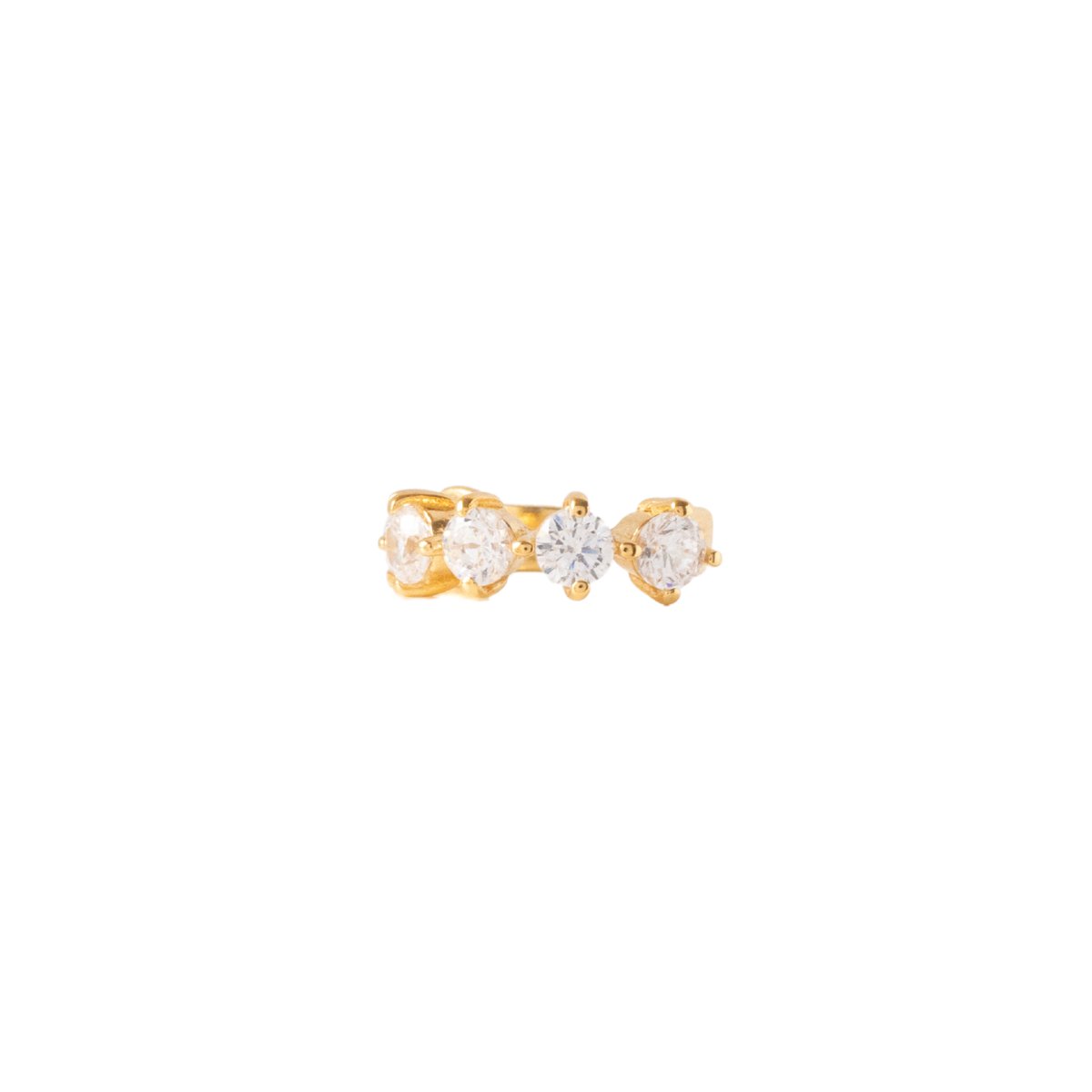 SCATTERED LOVE EAR CUFF - CUBIC ZIRCONIA & GOLD - SO PRETTY CARA COTTER