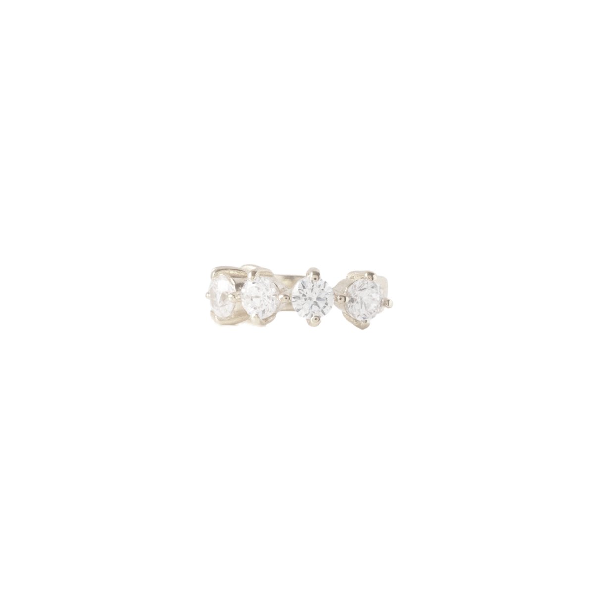 SCATTERED LOVE EAR CUFF - CUBIC ZIRCONIA & SILVER - SO PRETTY CARA COTTER