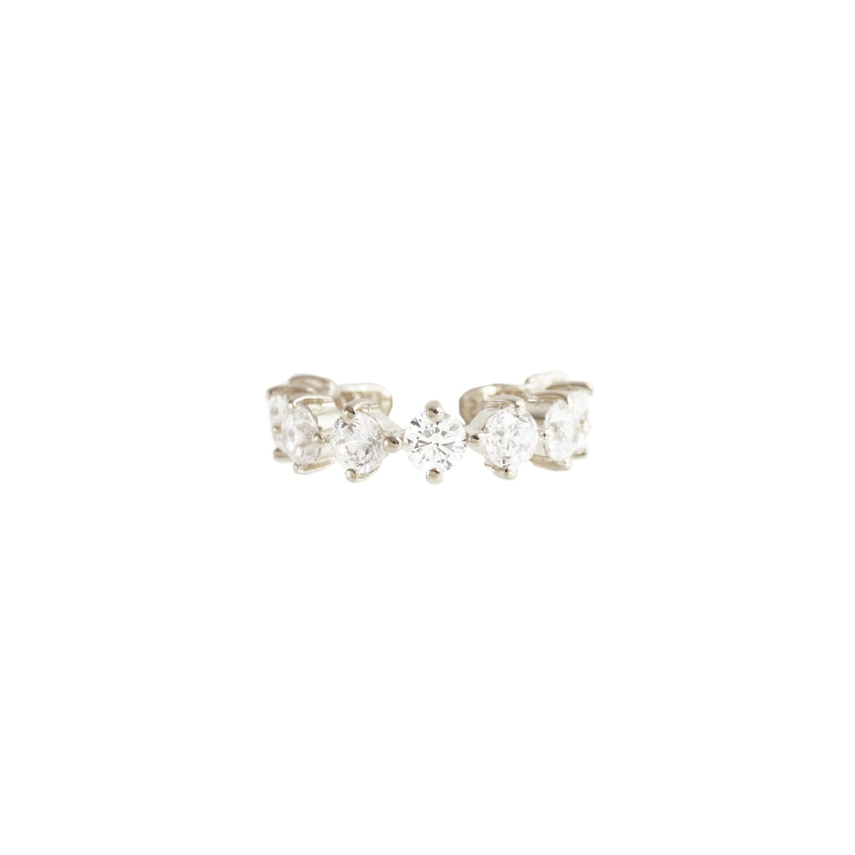 SCATTERED LOVE EAR CUFF - CUBIC ZIRCONIA & SILVER - SO PRETTY CARA COTTER