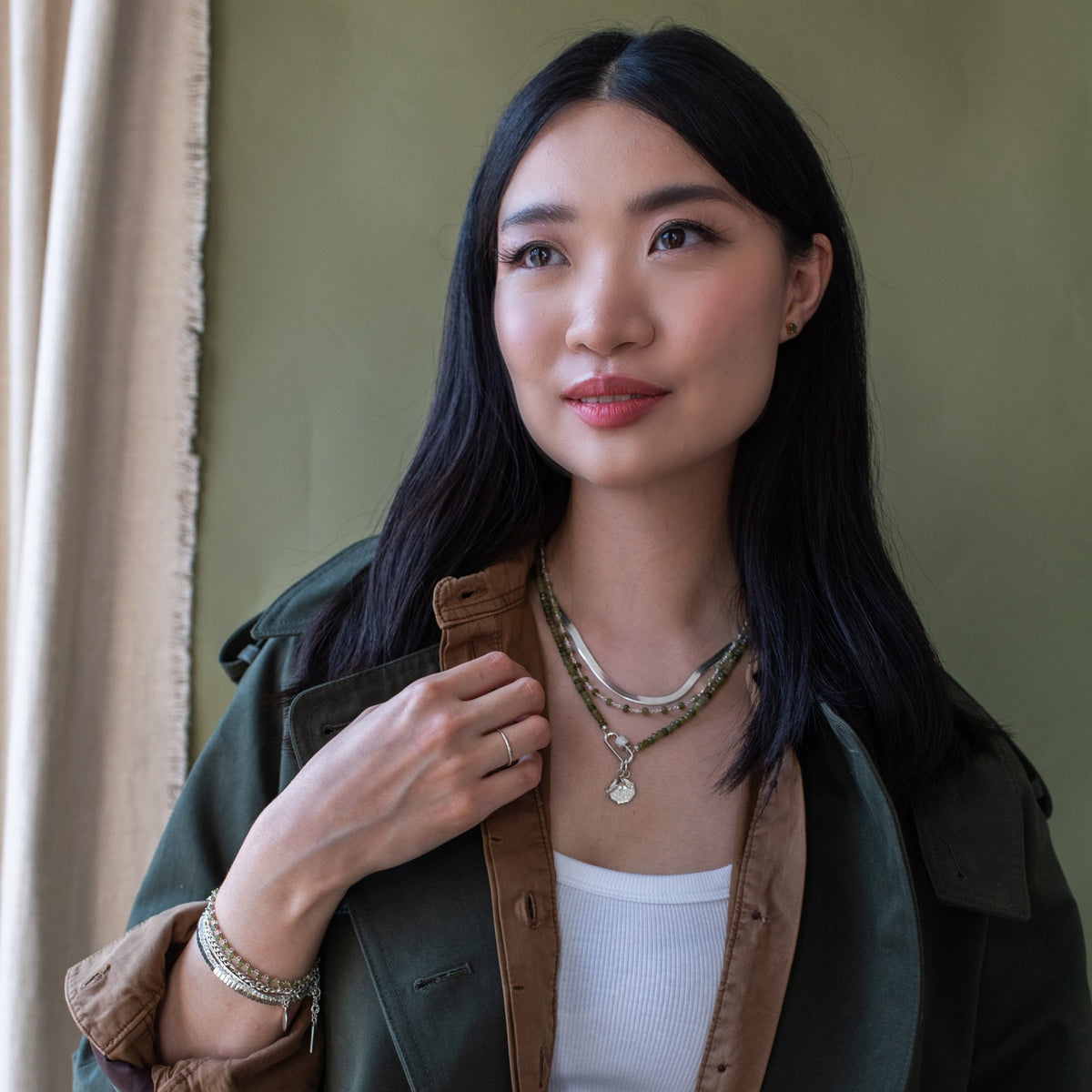 Scattered Love Ear Cuff - Juniper Vasonite - SO PRETTY CARA COTTER