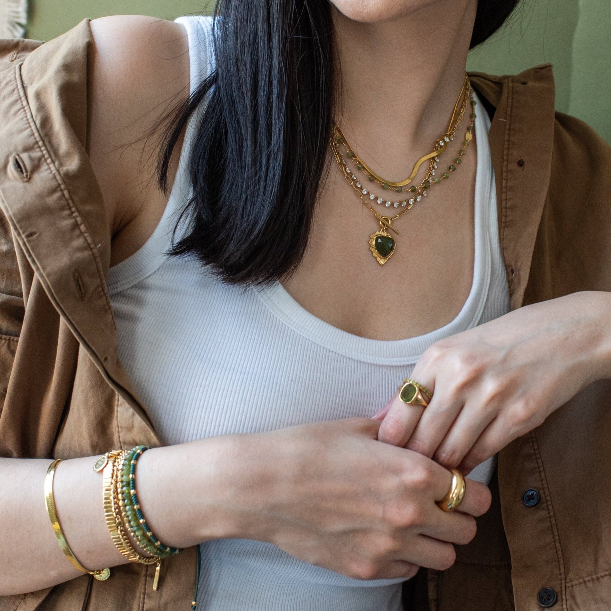 Scattered Love Ear Cuff - Juniper Vasonite - SO PRETTY CARA COTTER