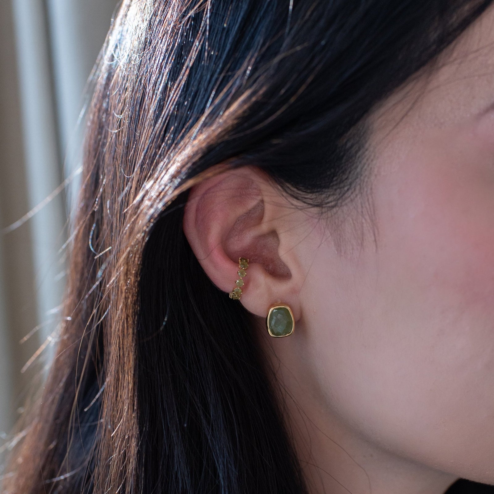 Scattered Love Ear Cuff - Juniper Vasonite - SO PRETTY CARA COTTER