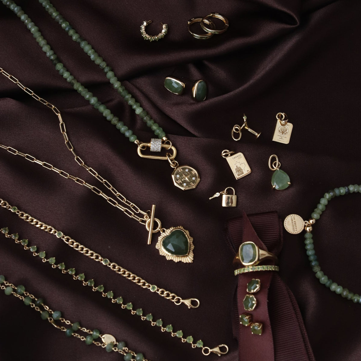 Scattered Love Ear Cuff - Juniper Vasonite - SO PRETTY CARA COTTER