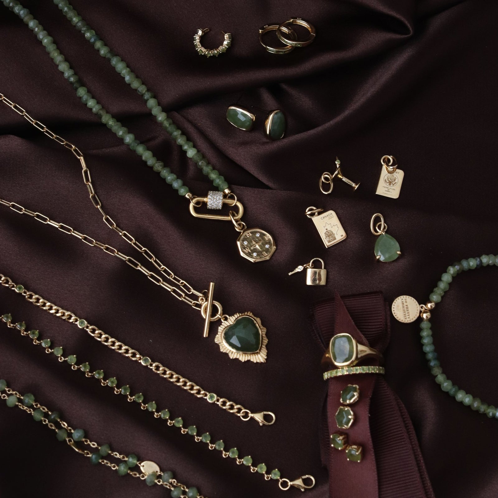 Scattered Love Ear Cuff - Juniper Vasonite - SO PRETTY CARA COTTER