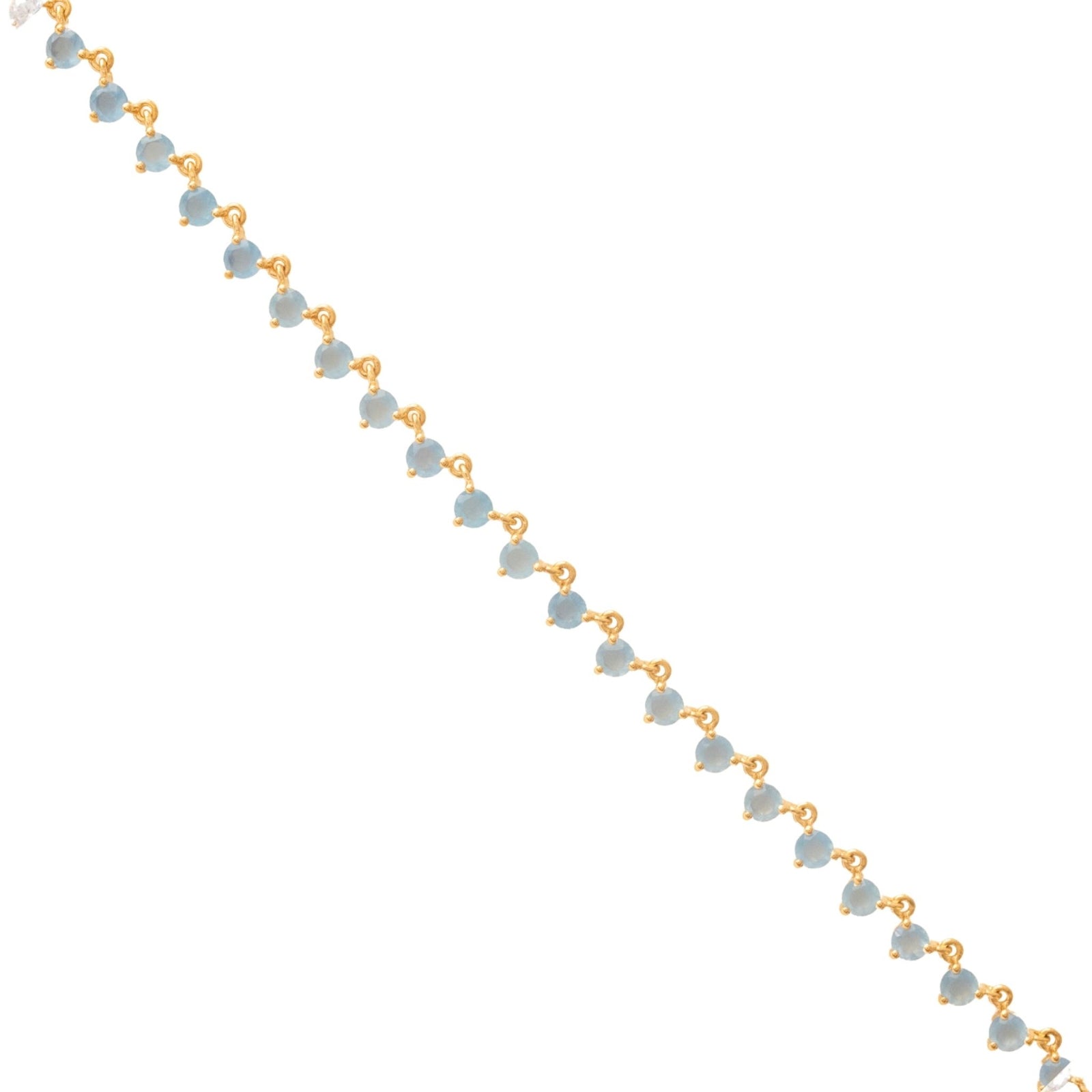 SCATTERED LOVE TENNIS BRACELET - DENIM BLUE ONYX - SO PRETTY CARA COTTER