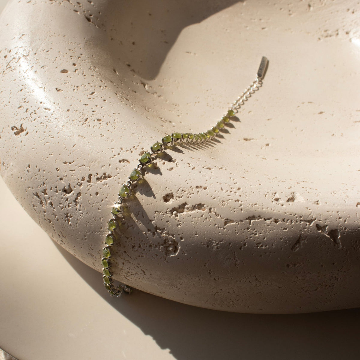 Scattered Love Tennis Bracelet - Juniper Vasonite - SO PRETTY CARA COTTER