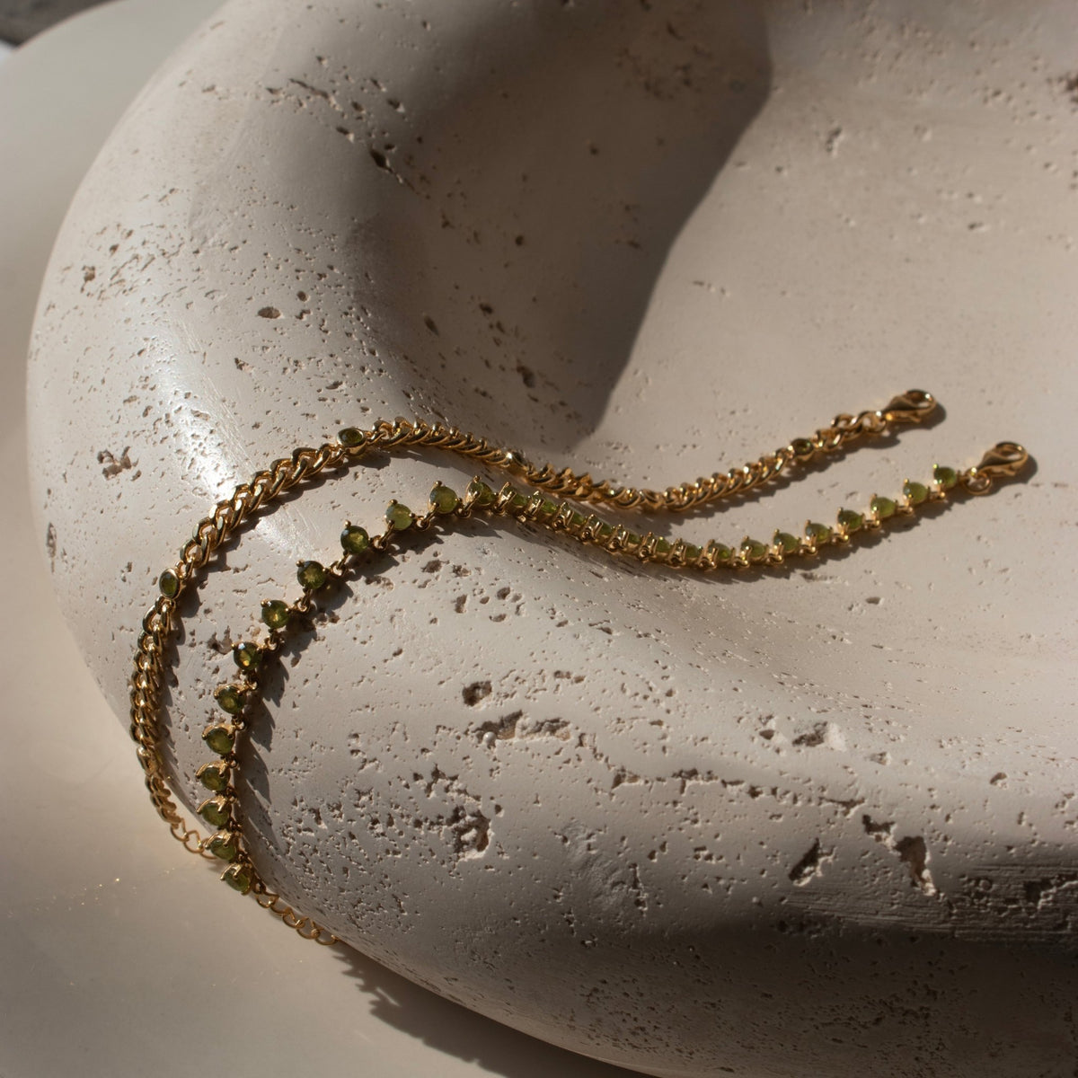 Scattered Love Tennis Bracelet - Juniper Vasonite - SO PRETTY CARA COTTER