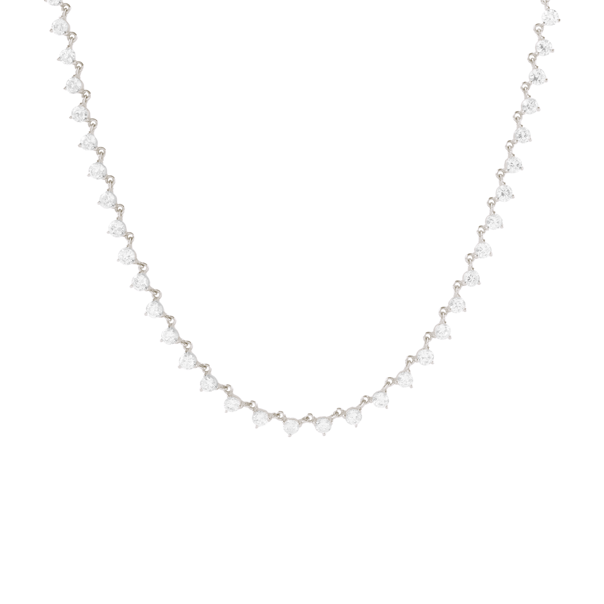 SCATTERED LOVE TENNIS NECKLACE - CUBIC ZIRCONIA - SO PRETTY CARA COTTER