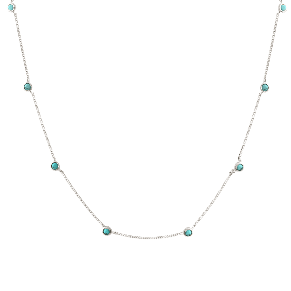 TINY LOVE NECKLACE - TURQUOISE - SO PRETTY CARA COTTER