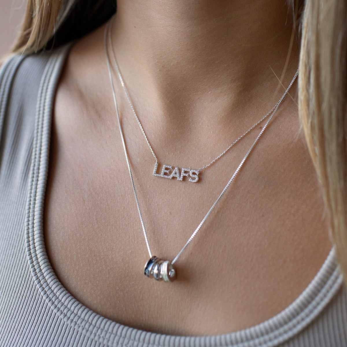 Toronto Maple Leafs Pavé Necklace - SO PRETTY CARA COTTER