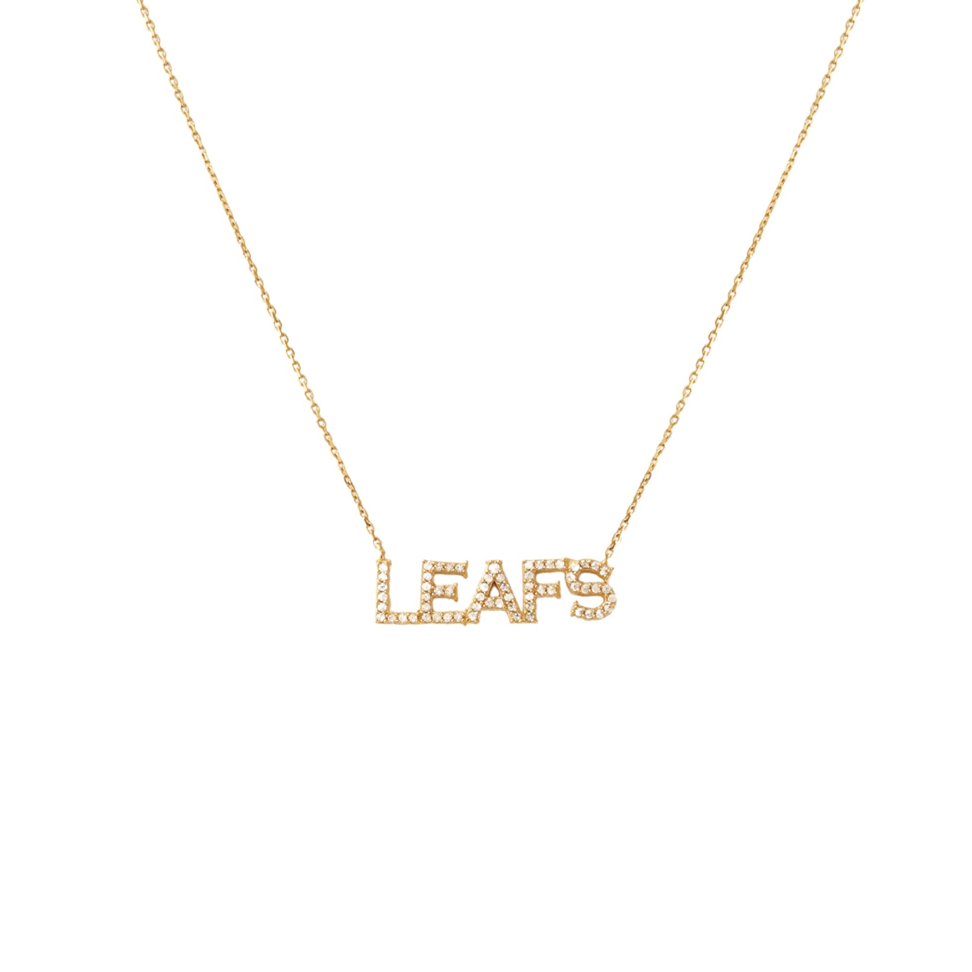 Toronto Maple Leafs Pavé Necklace - SO PRETTY CARA COTTER