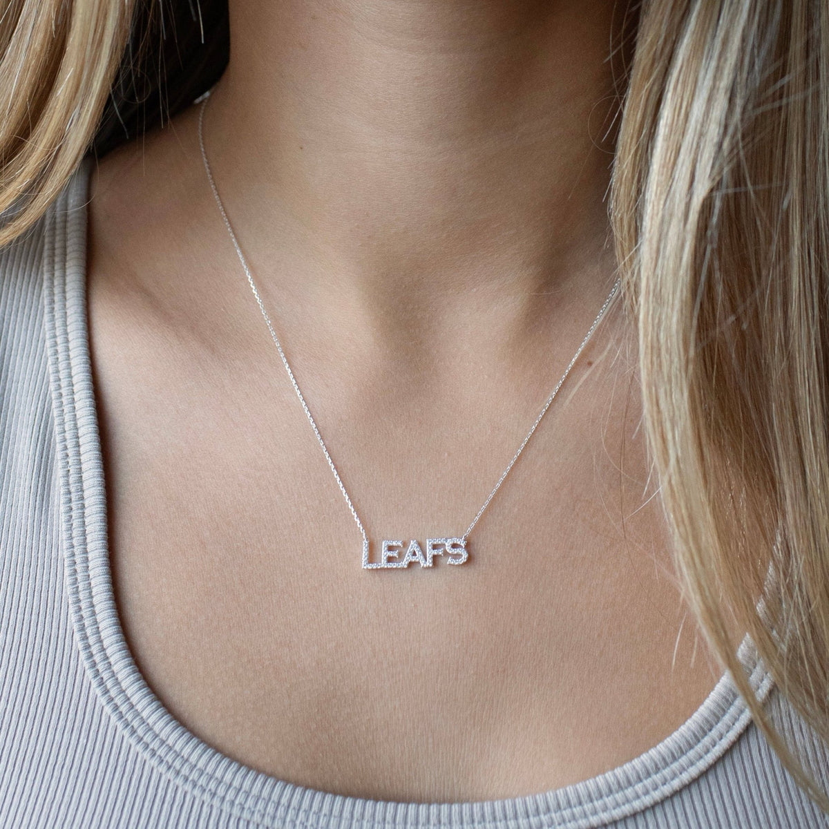 Toronto Maple Leafs Pavé Necklace - SO PRETTY CARA COTTER