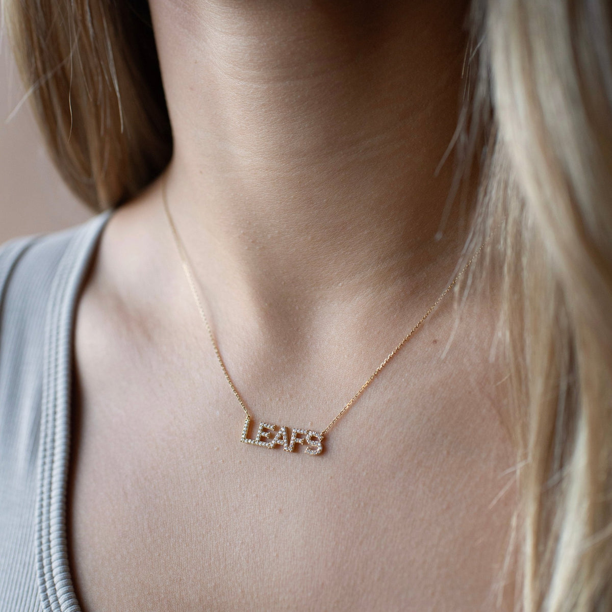 Toronto Maple Leafs Pavé Necklace - SO PRETTY CARA COTTER