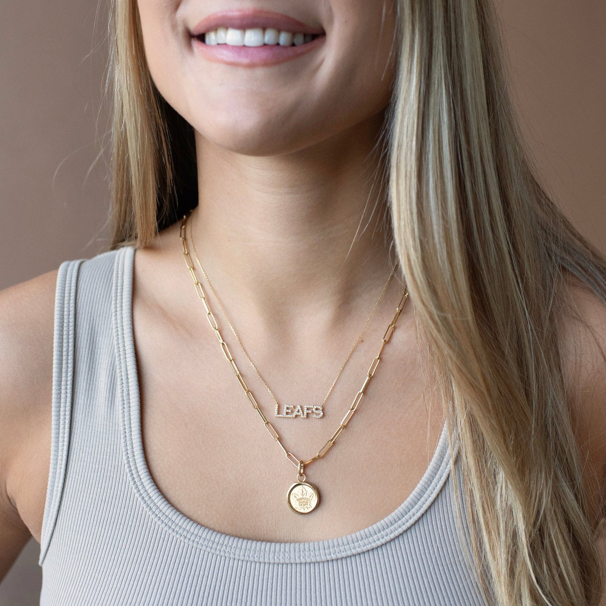 Toronto Maple Leafs Pavé Necklace - SO PRETTY CARA COTTER