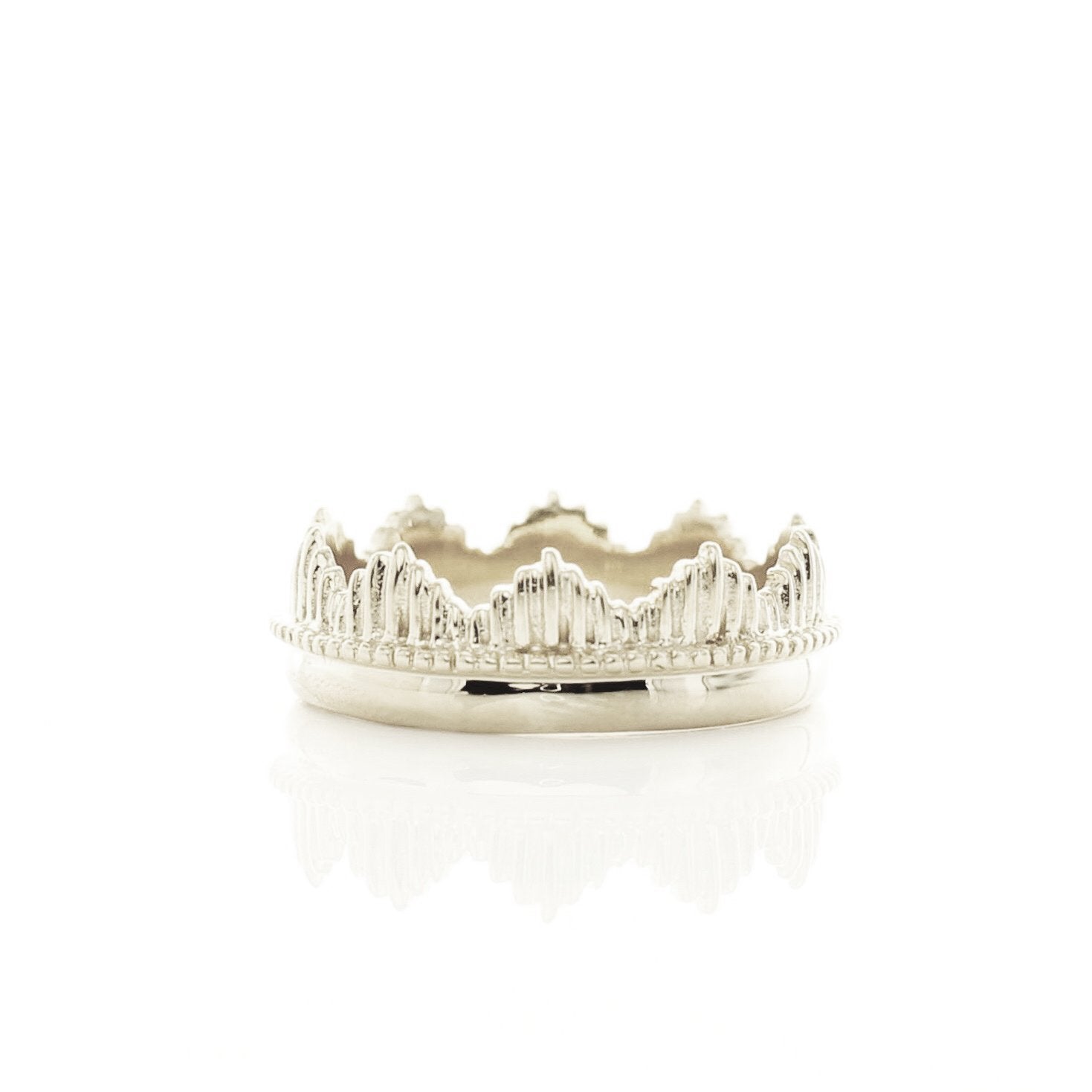 BELIEVE SOLEIL CROWN RING - SILVER - SO PRETTY CARA COTTER