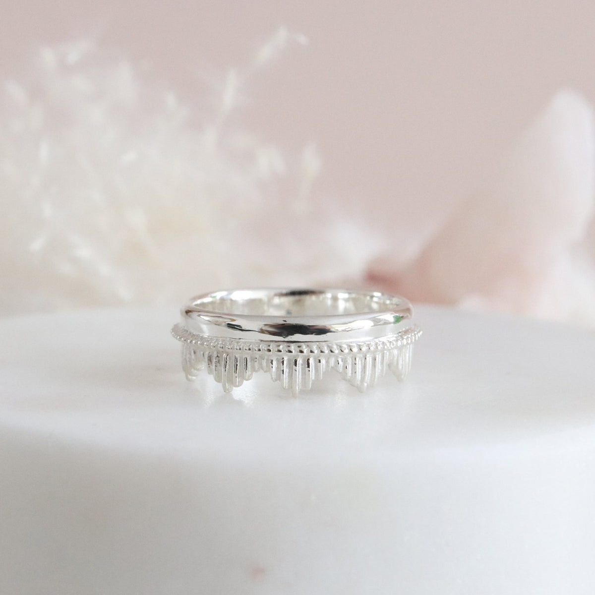 BELIEVE SOLEIL CROWN RING - SILVER - SO PRETTY CARA COTTER