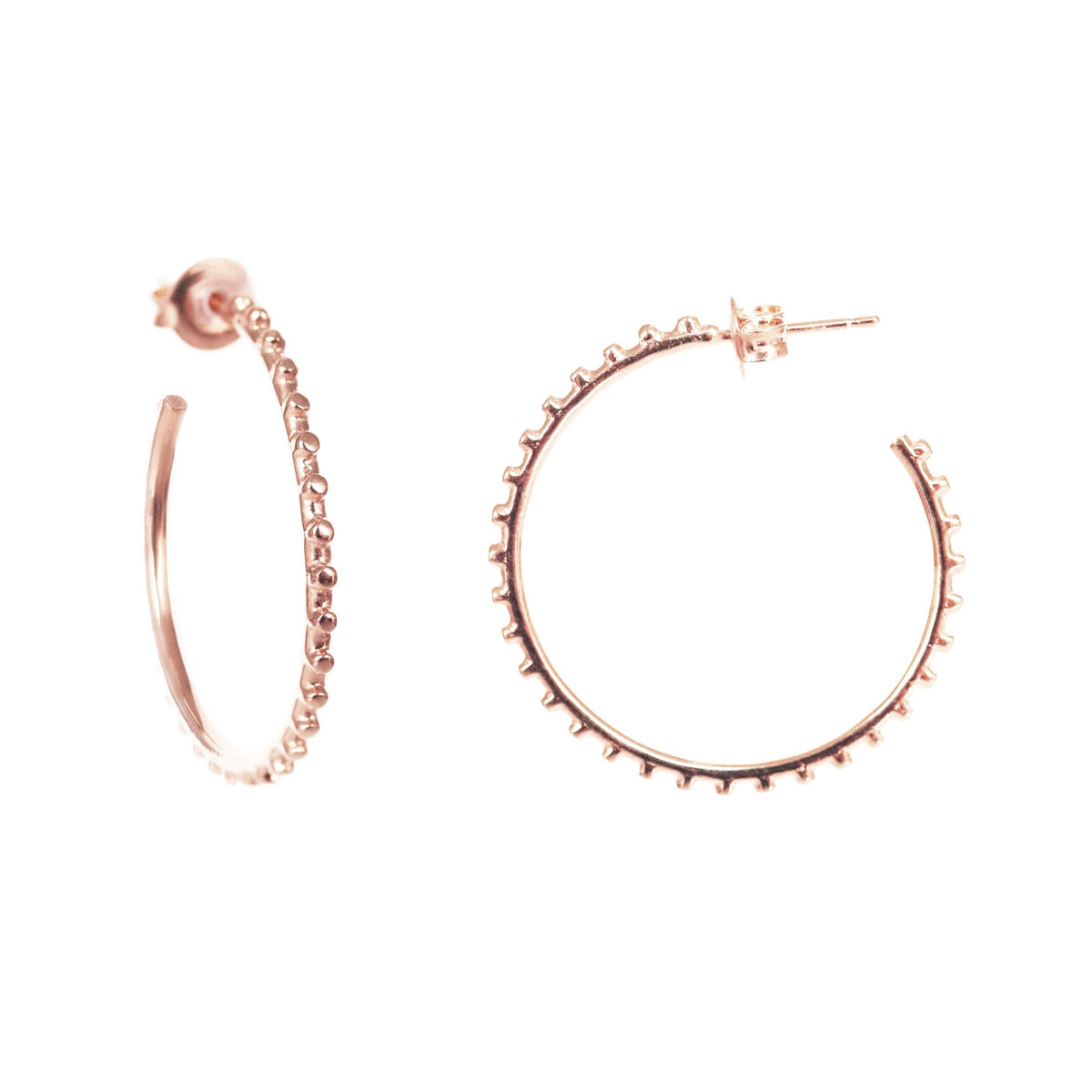 BELIEVE SOLEIL HOOPS - ROSE GOLD - SO PRETTY CARA COTTER