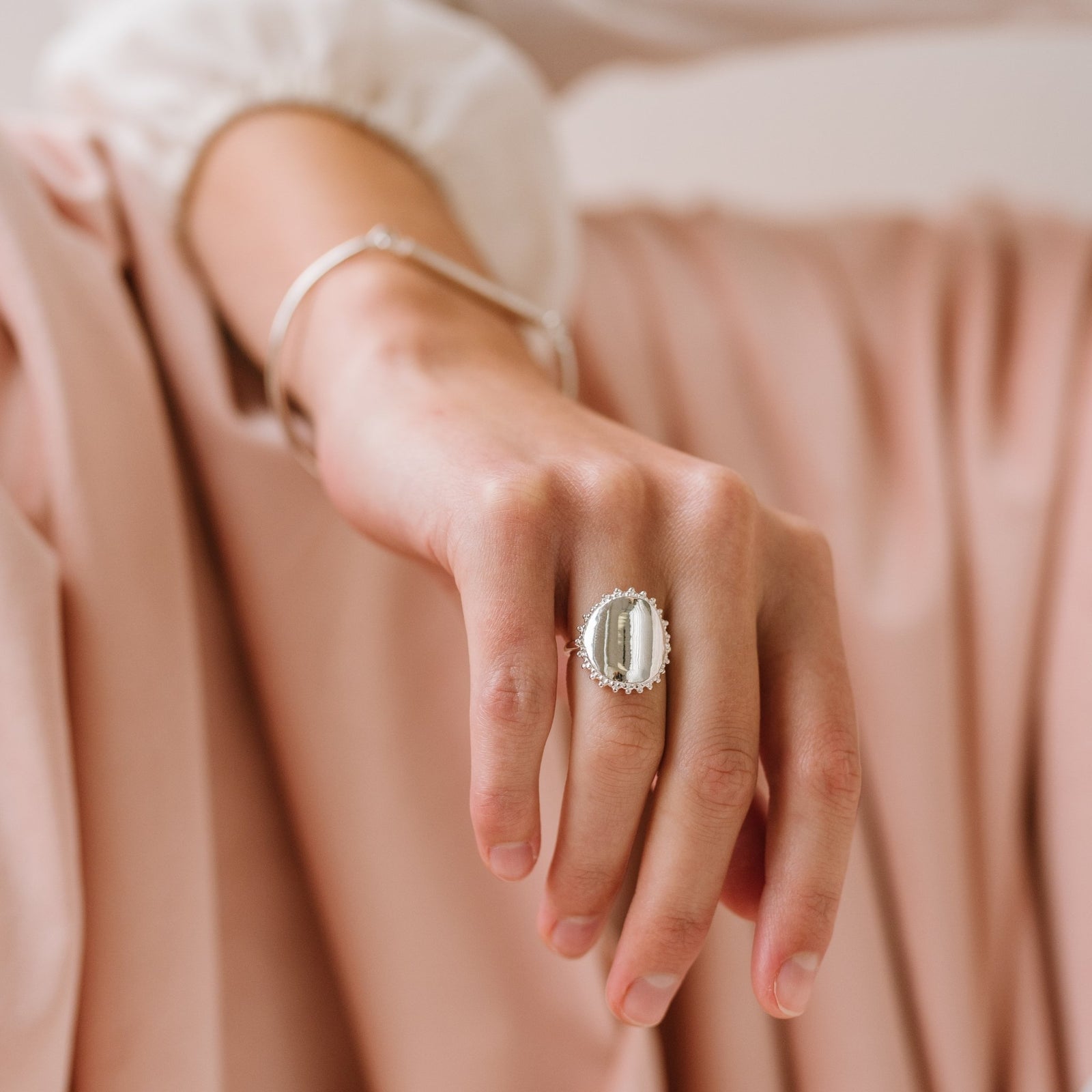 BELIEVE SOLEIL RING - SILVER - SO PRETTY CARA COTTER