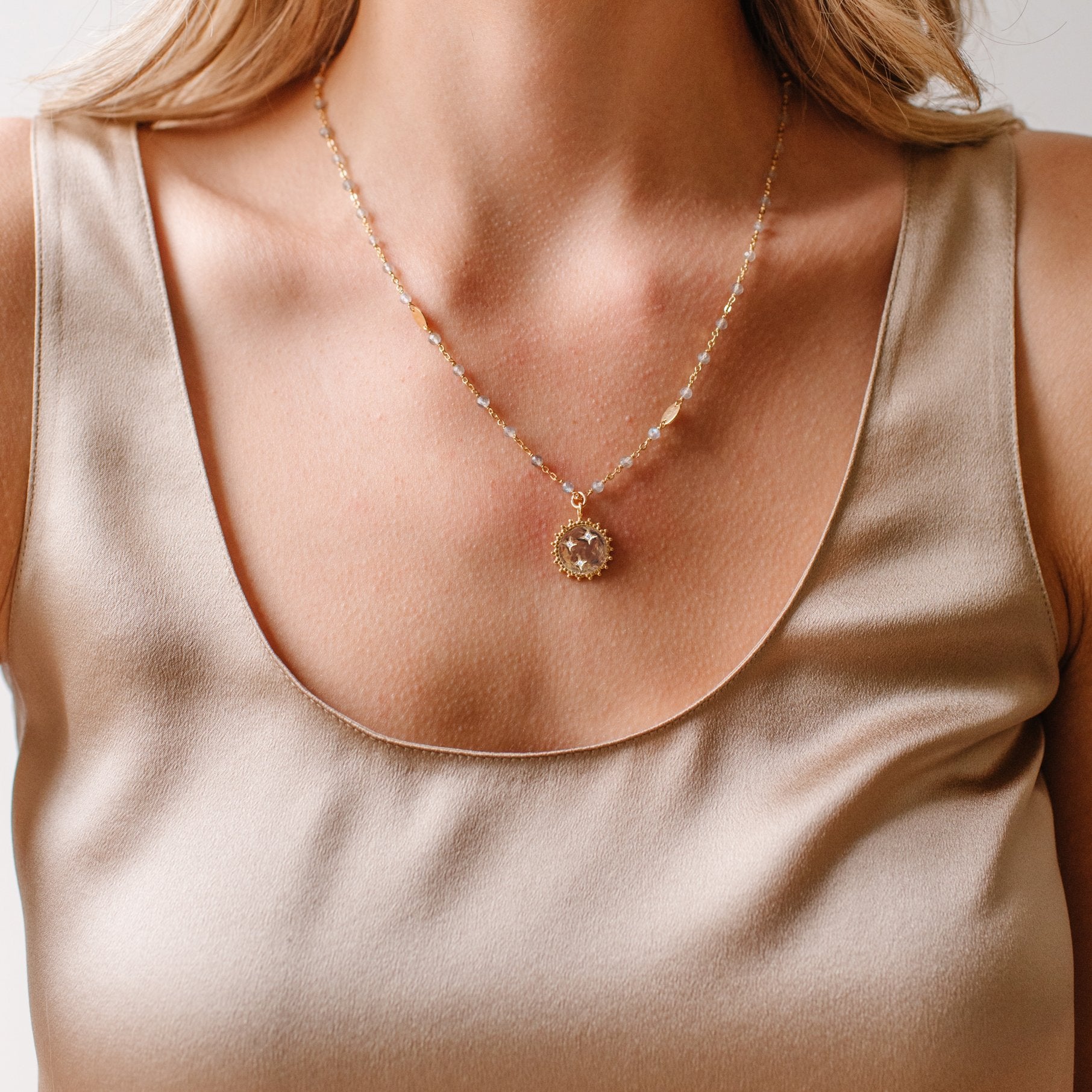 BELIEVE SOLEIL STAR ICON - CUBIC ZIRCONIA & GOLD - SO PRETTY CARA COTTER