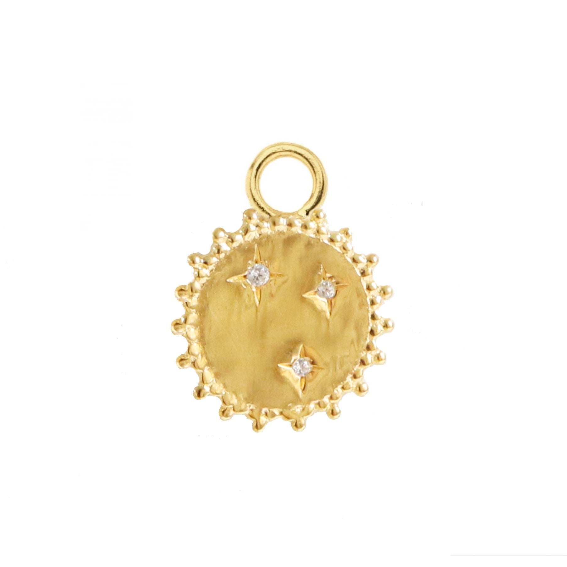 BELIEVE SOLEIL STAR ICON - CUBIC ZIRCONIA & GOLD - SO PRETTY CARA COTTER