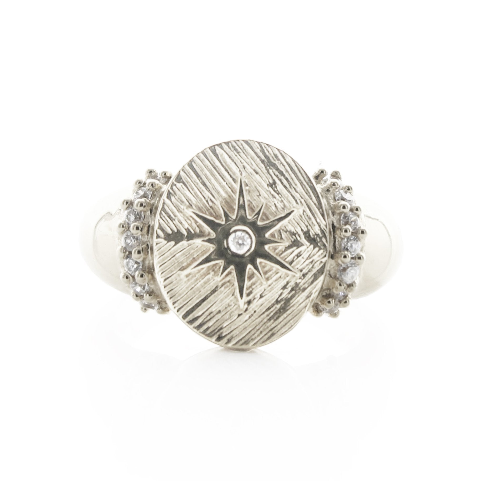 BELIEVE STELLAR COCKTAIL RING - CUBIC ZIRCONIA & SILVER - SO PRETTY CARA COTTER