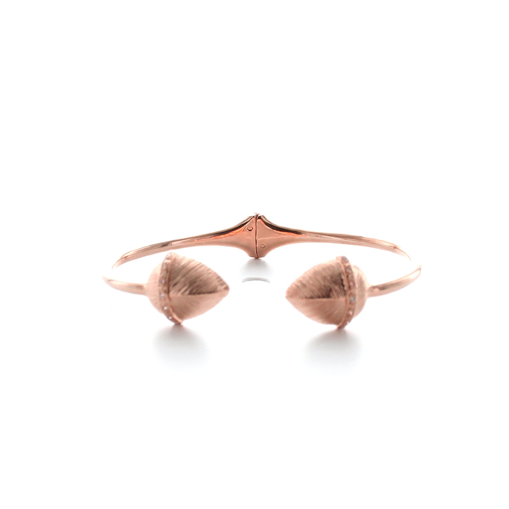 BRAVE CUFF - CUBIC ZIRCONIA & ROSE GOLD - SO PRETTY CARA COTTER