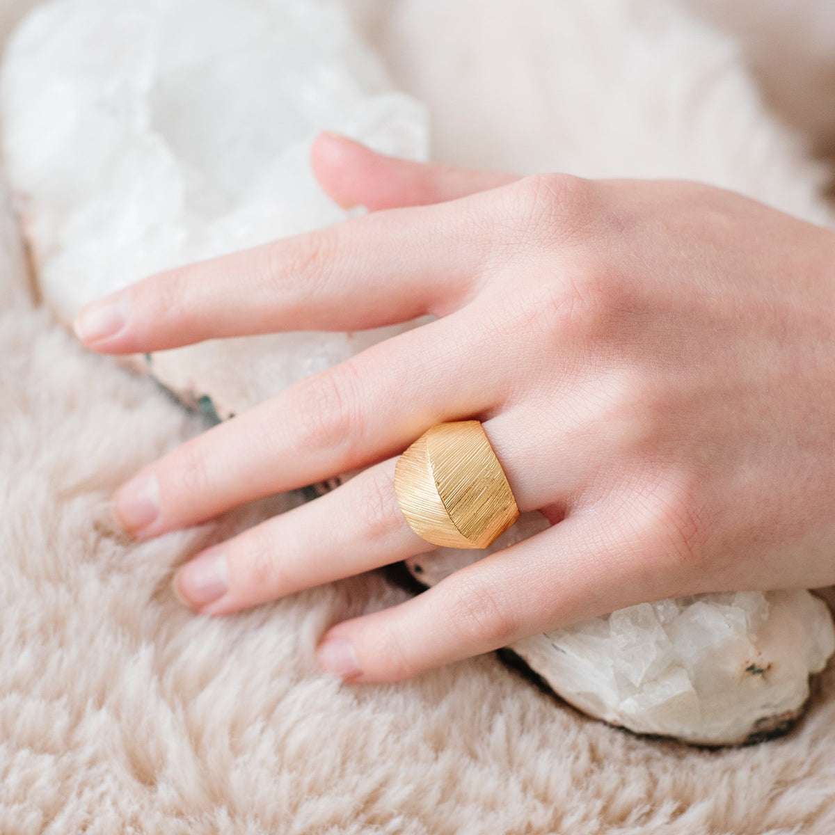 BRAVE RING - GOLD - SO PRETTY CARA COTTER