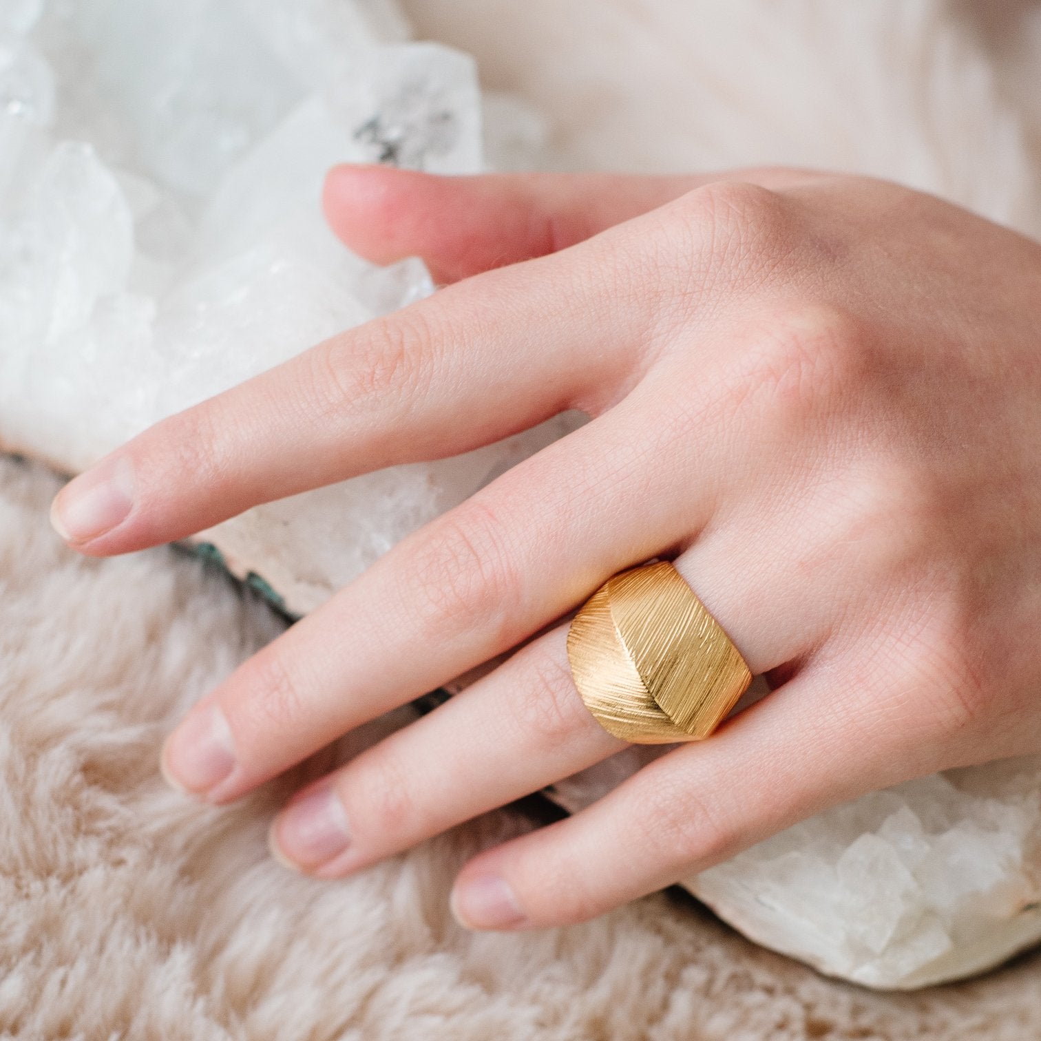 BRAVE RING - GOLD - SO PRETTY CARA COTTER