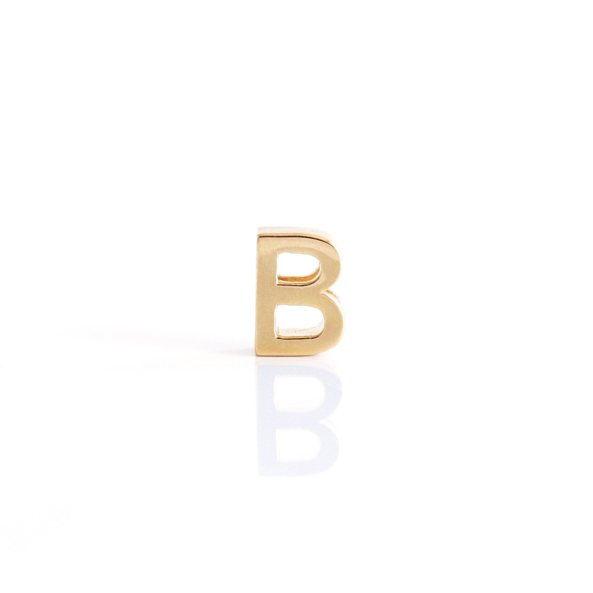 CHARMED INITIAL - B - GOLD OR SILVER - SO PRETTY CARA COTTER