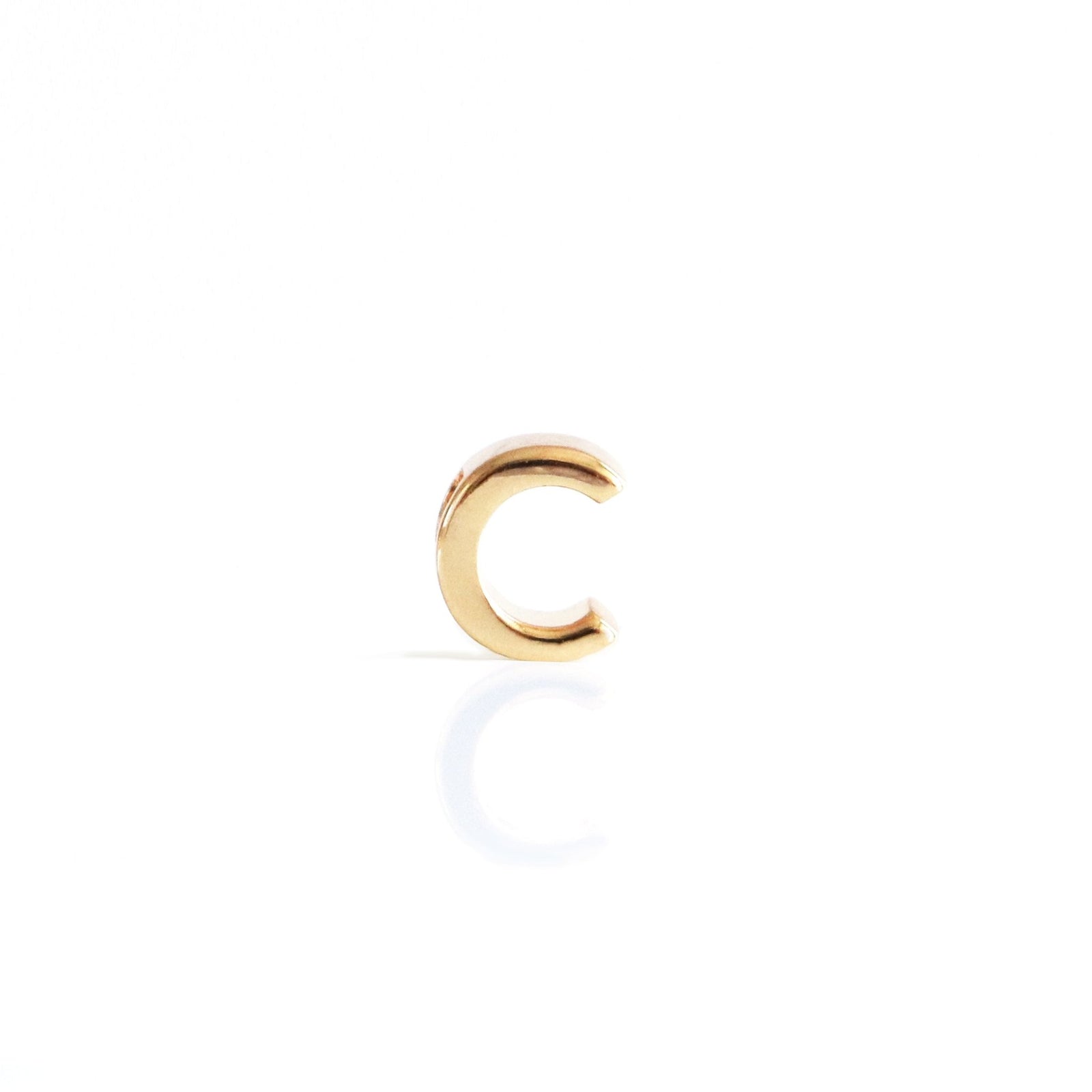 CHARMED INITIAL - C - GOLD OR SILVER - SO PRETTY CARA COTTER