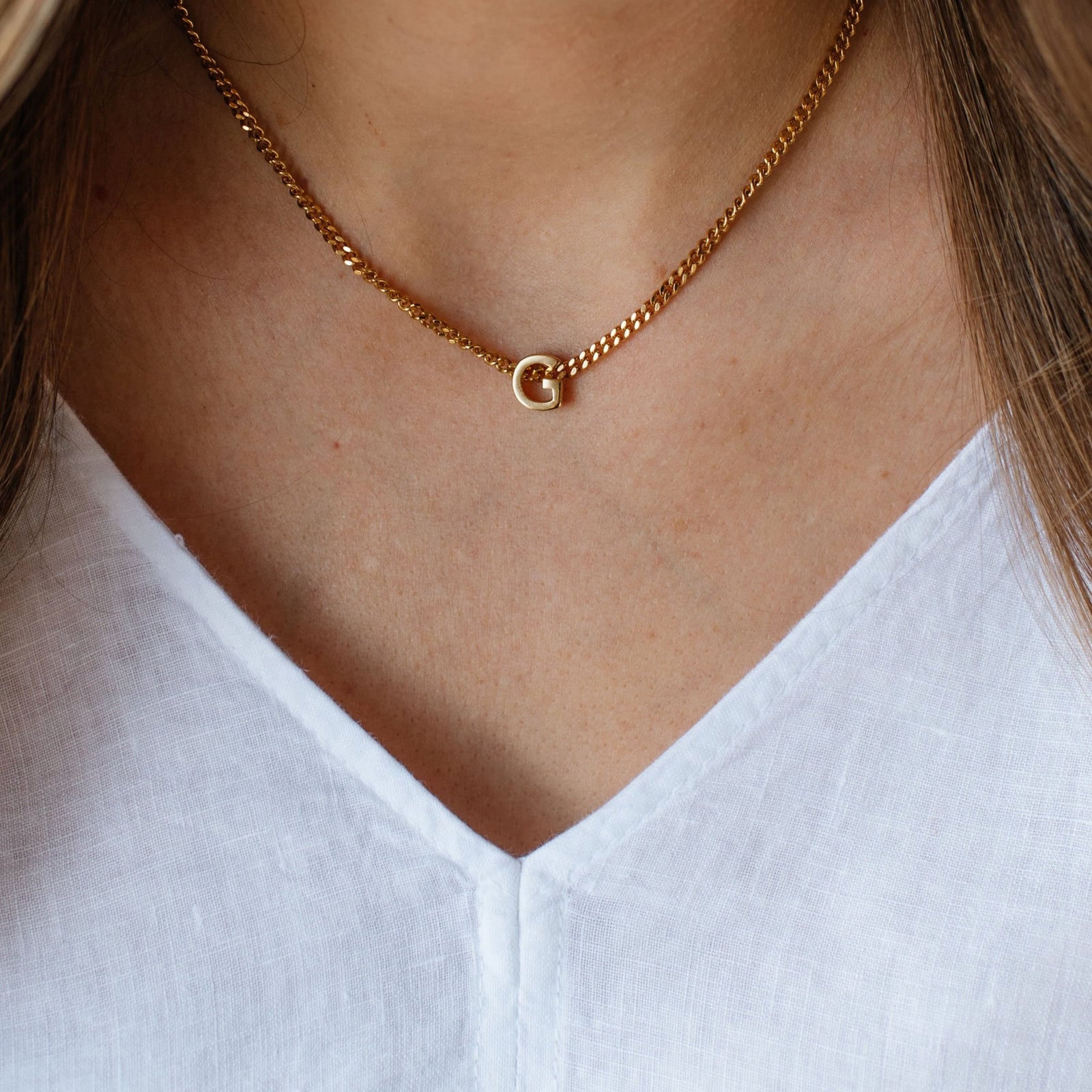 CHARMED INITIAL - G - GOLD OR SILVER - SO PRETTY CARA COTTER