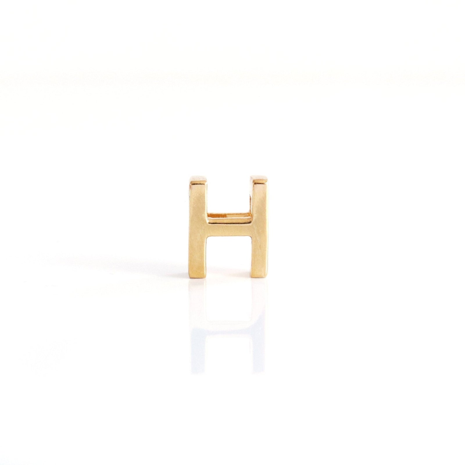 CHARMED INITIAL - H - GOLD OR SILVER - SO PRETTY CARA COTTER
