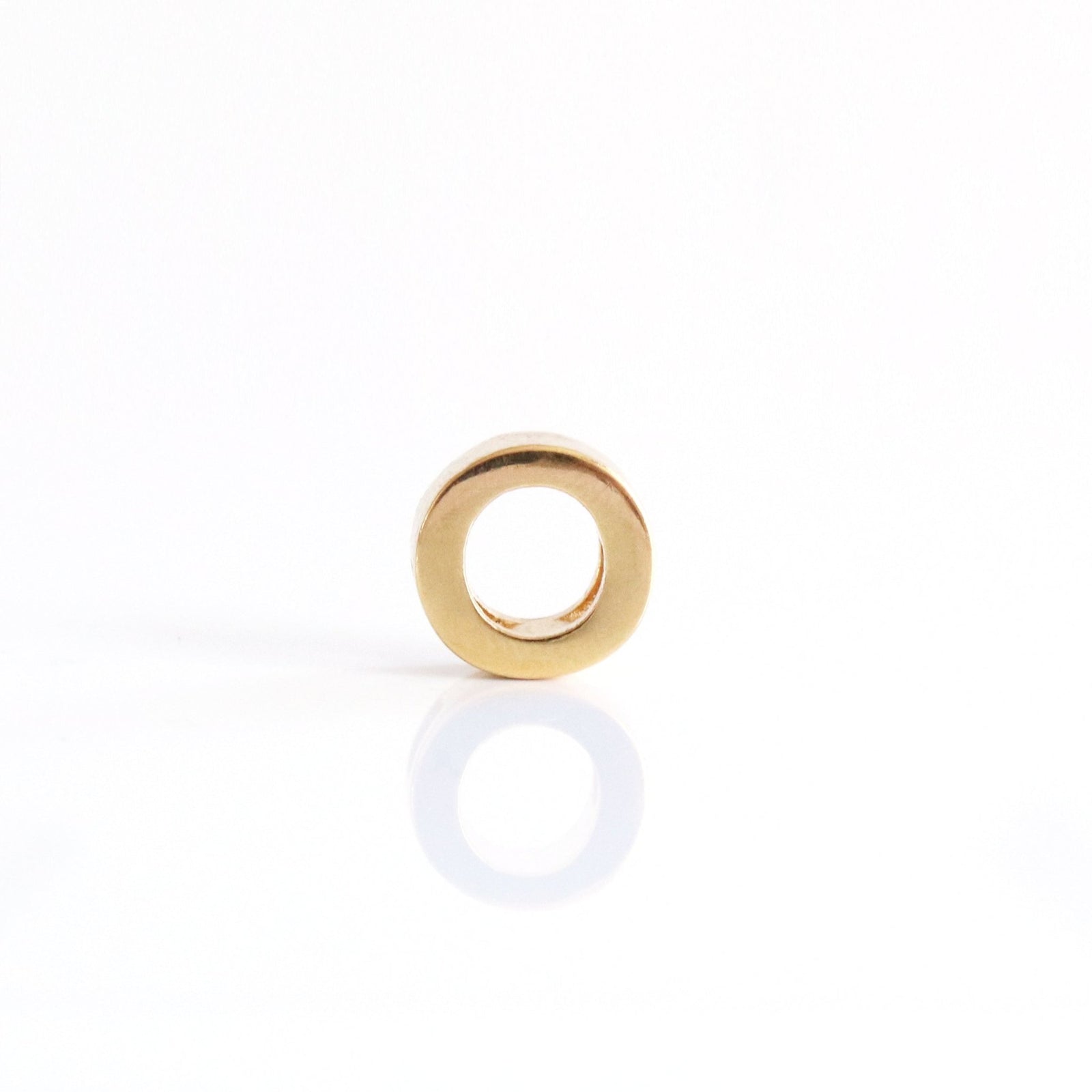 CHARMED INITIAL - O - GOLD OR SILVER - SO PRETTY CARA COTTER