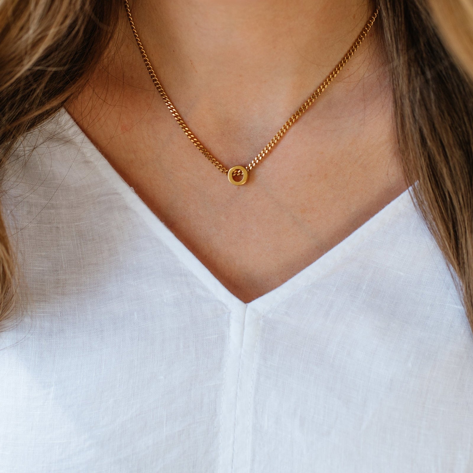 CHARMED INITIAL - O - GOLD OR SILVER - SO PRETTY CARA COTTER