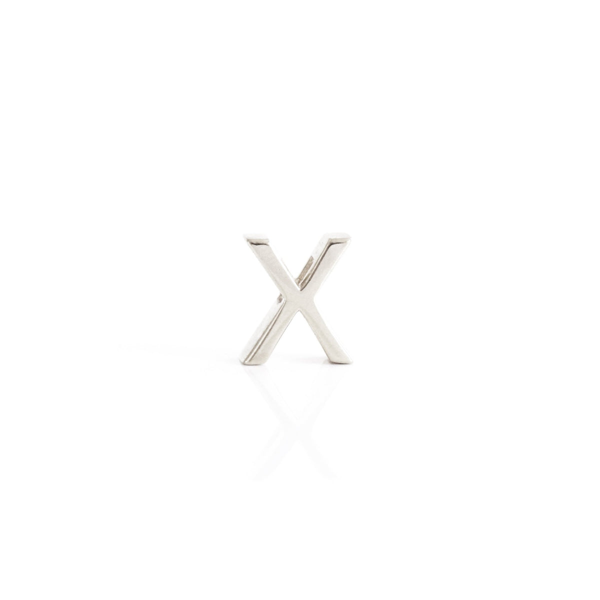 CHARMED INITIAL - X - GOLD OR SILVER - SO PRETTY CARA COTTER