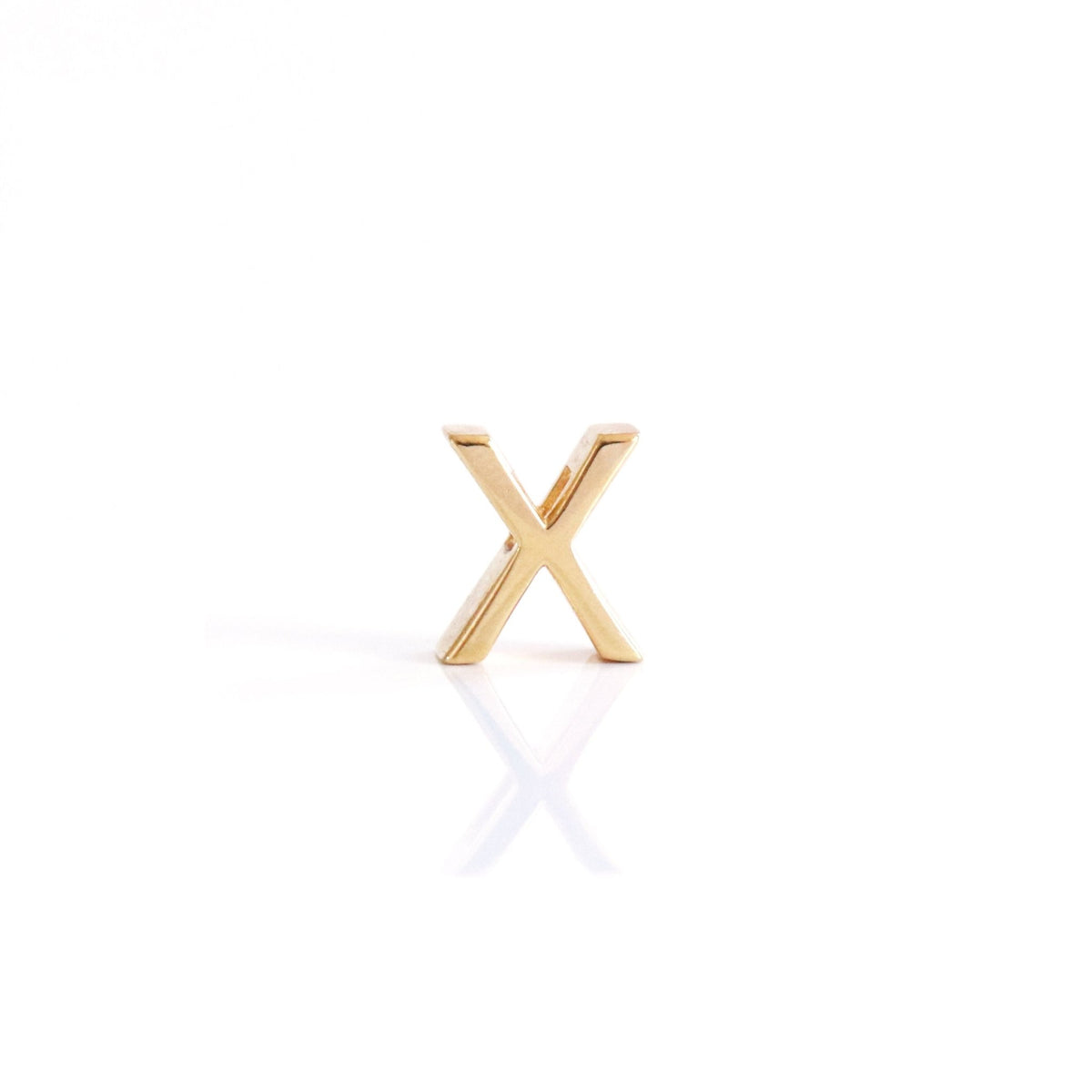 CHARMED INITIAL - X - GOLD OR SILVER - SO PRETTY CARA COTTER