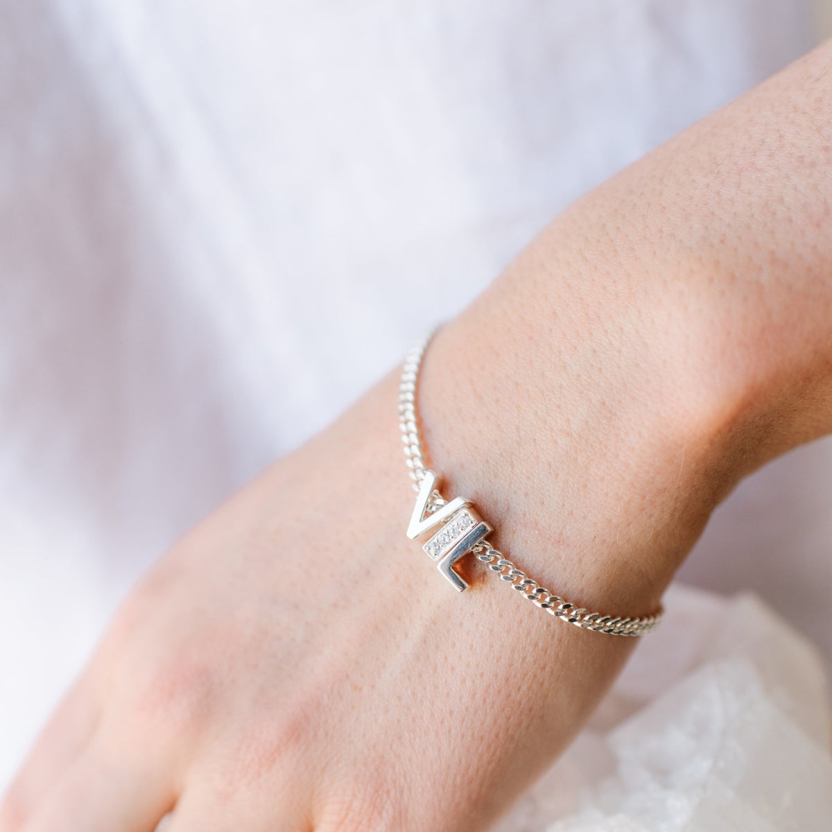 CHARMED LINK BRACELET - GOLD OR SILVER - SO PRETTY CARA COTTER