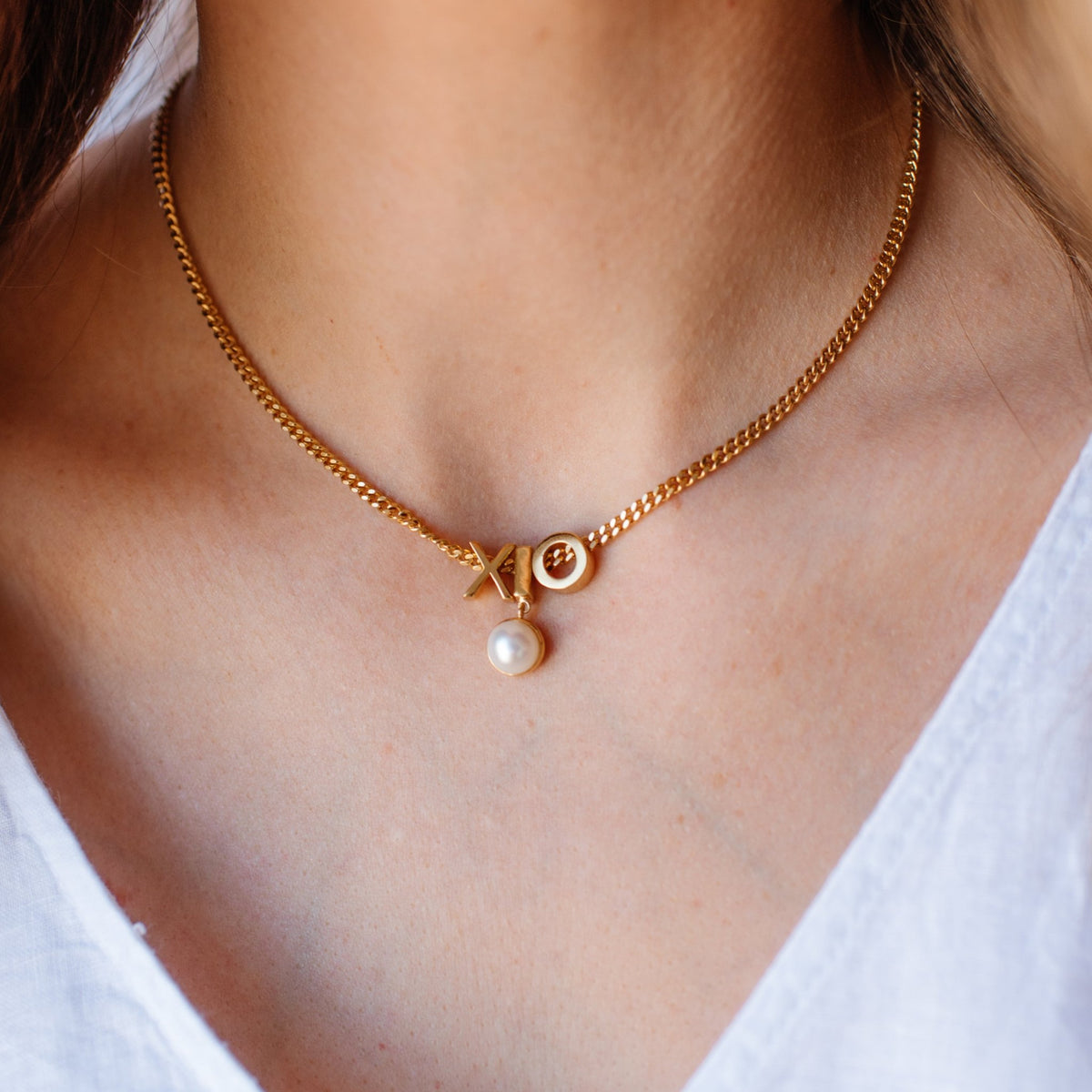 CHARMED PEARL DROP - GOLD OR SILVER - SO PRETTY CARA COTTER
