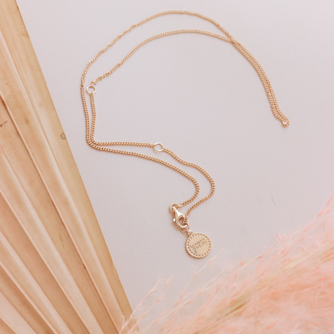 CHARMING 14-17&quot; SHORT NECKLACE - ROSE GOLD - SO PRETTY CARA COTTER