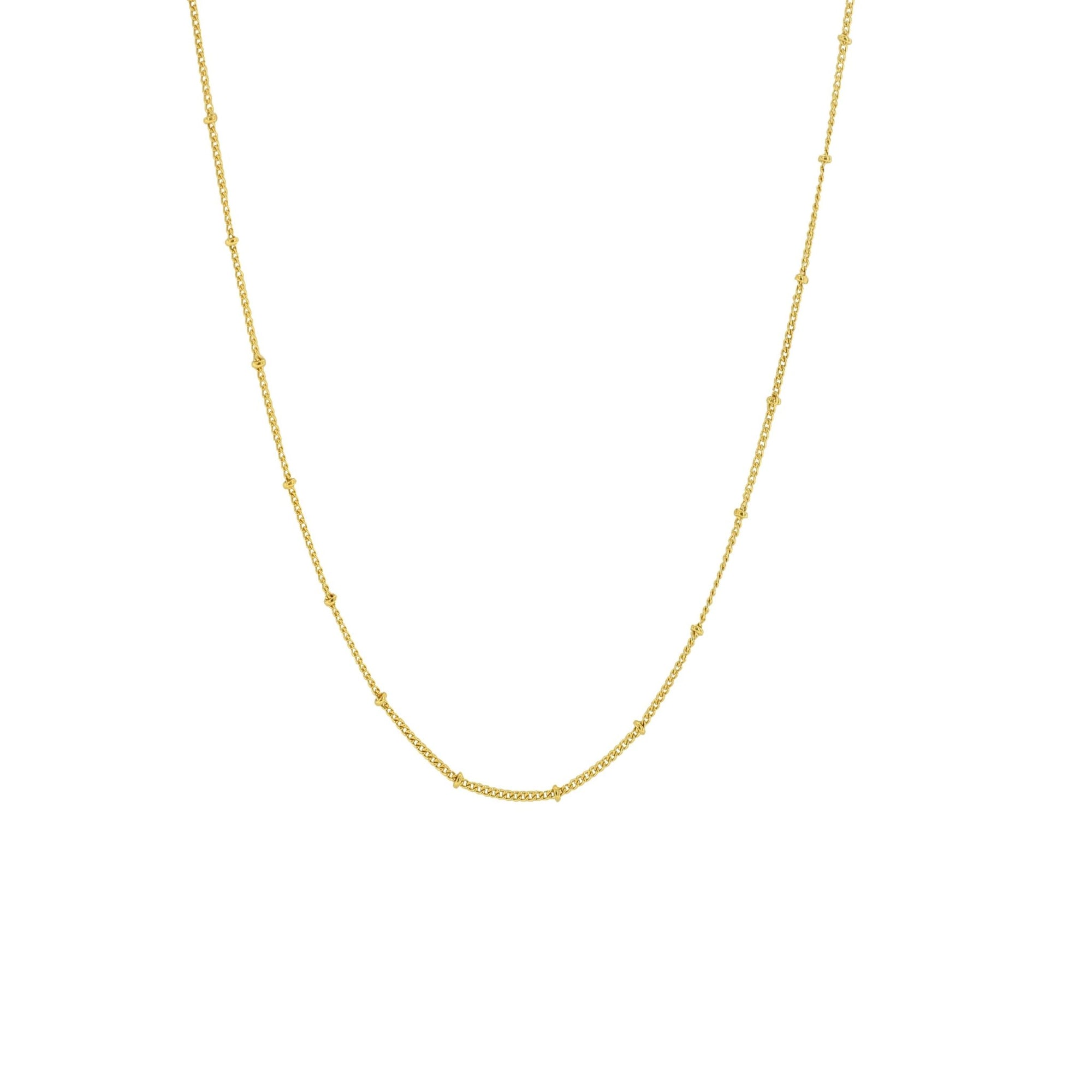 CHARMING 22-24" BEADED NECKLACE GOLD- PREORDER - SO PRETTY CARA COTTER