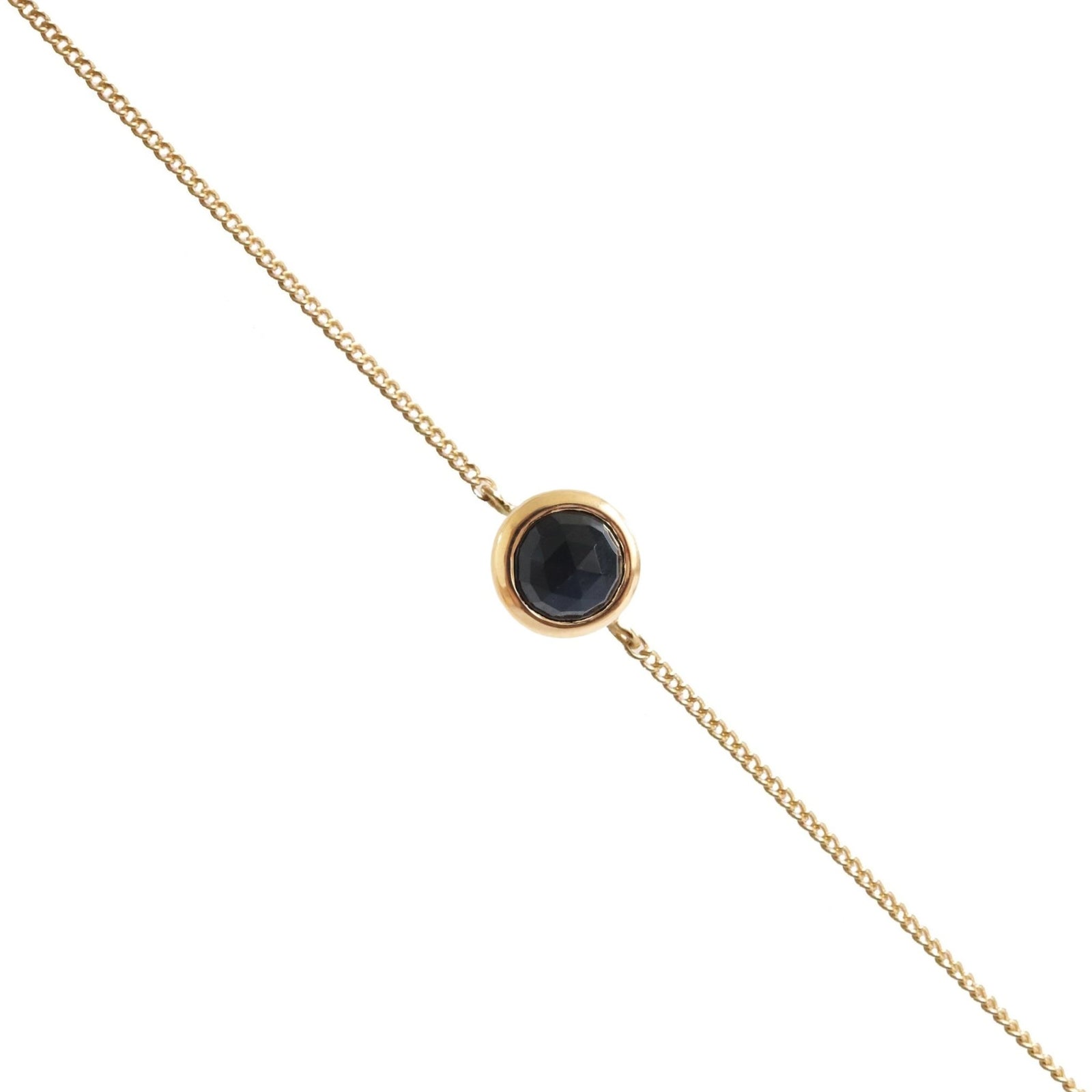 DAINTY LEGACY BRACELET - BLACK ONYX & GOLD - SO PRETTY CARA COTTER