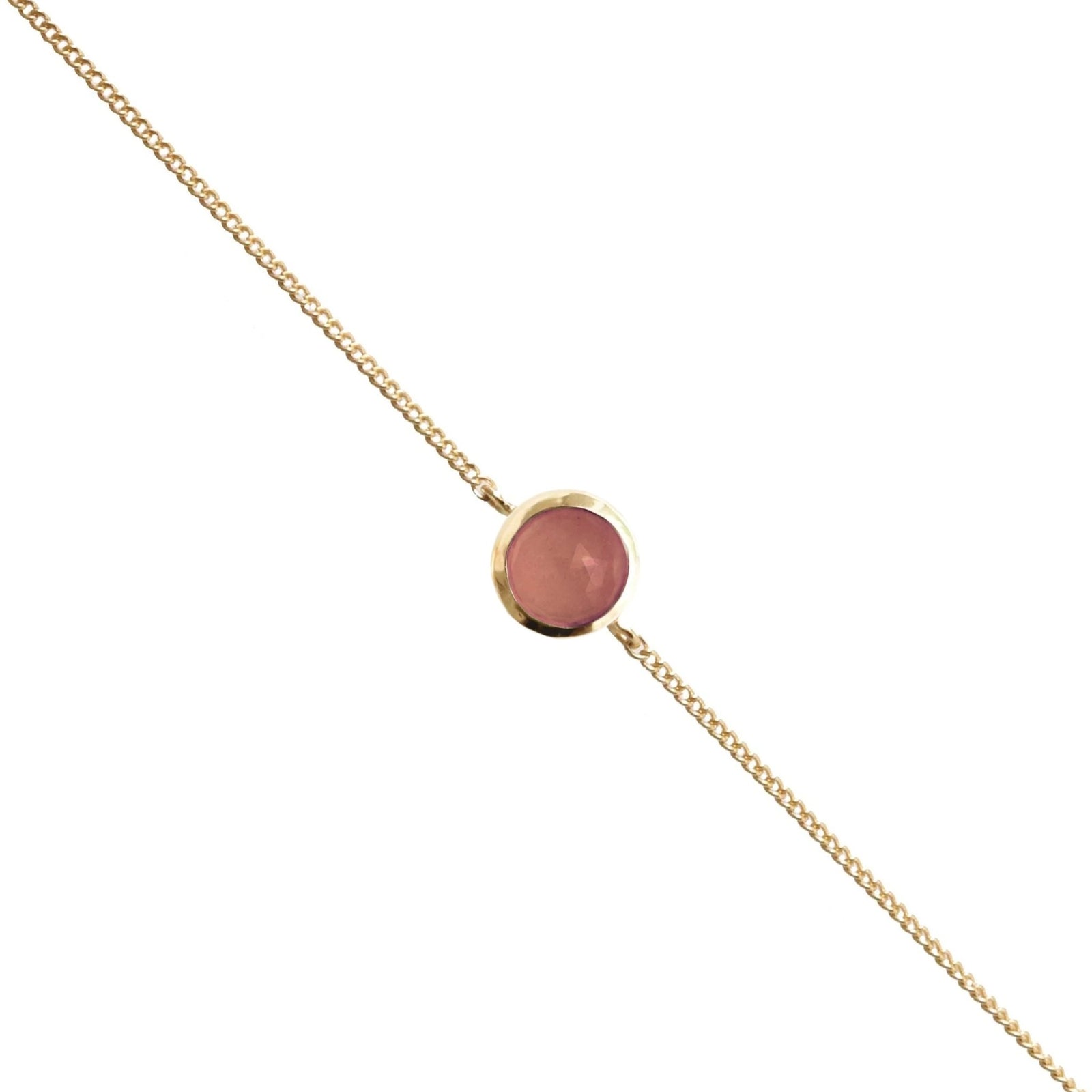 DAINTY LEGACY BRACELET - CRANBERYY QUARTZ & GOLD - SO PRETTY CARA COTTER