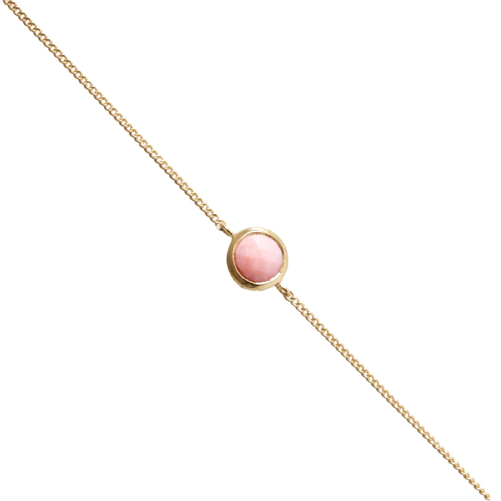 DAINTY LEGACY BRACELET - PINK OPAL & GOLD - SO PRETTY CARA COTTER