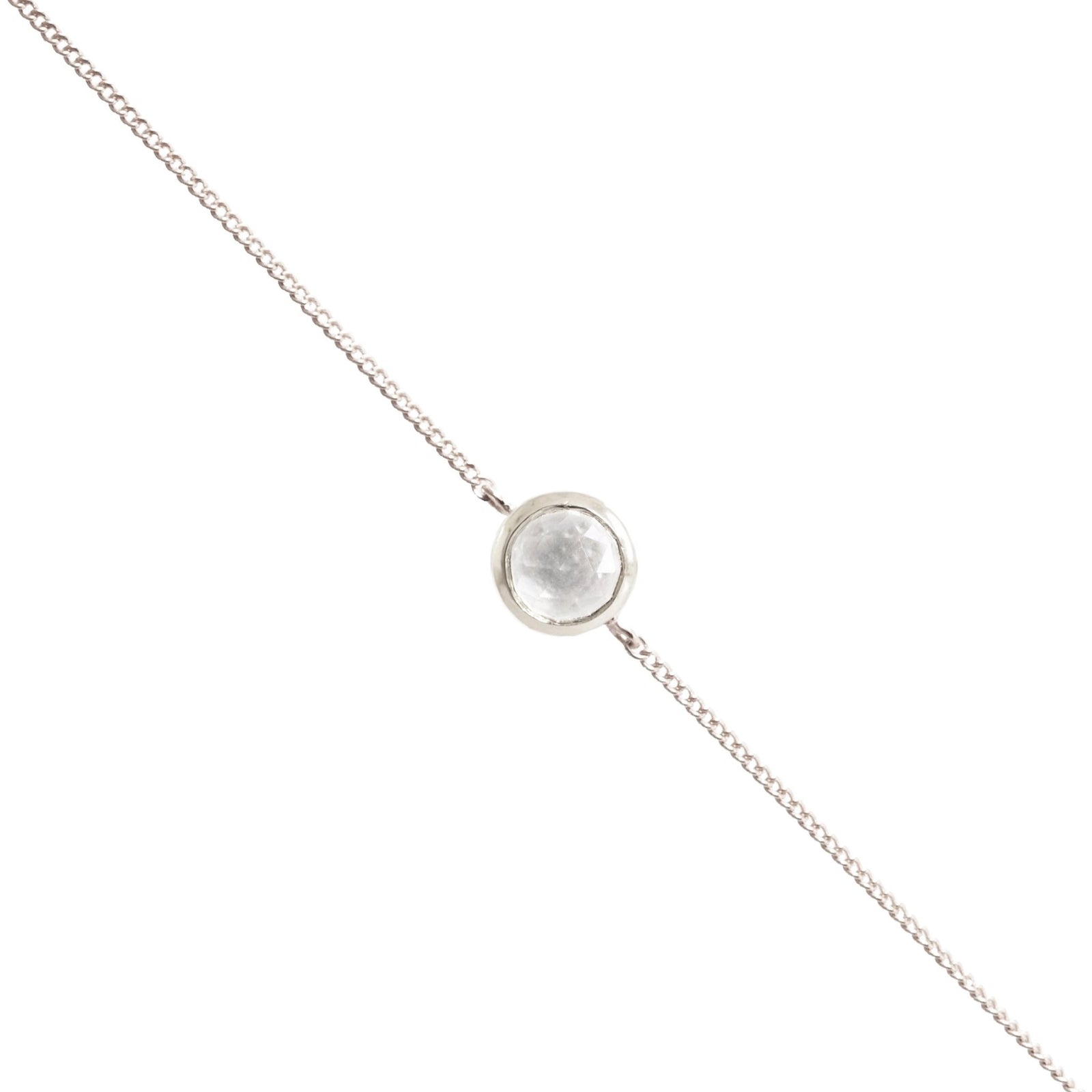 DAINTY LEGACY BRACELET - WHITE TOPAZ & SILVER - SO PRETTY CARA COTTER