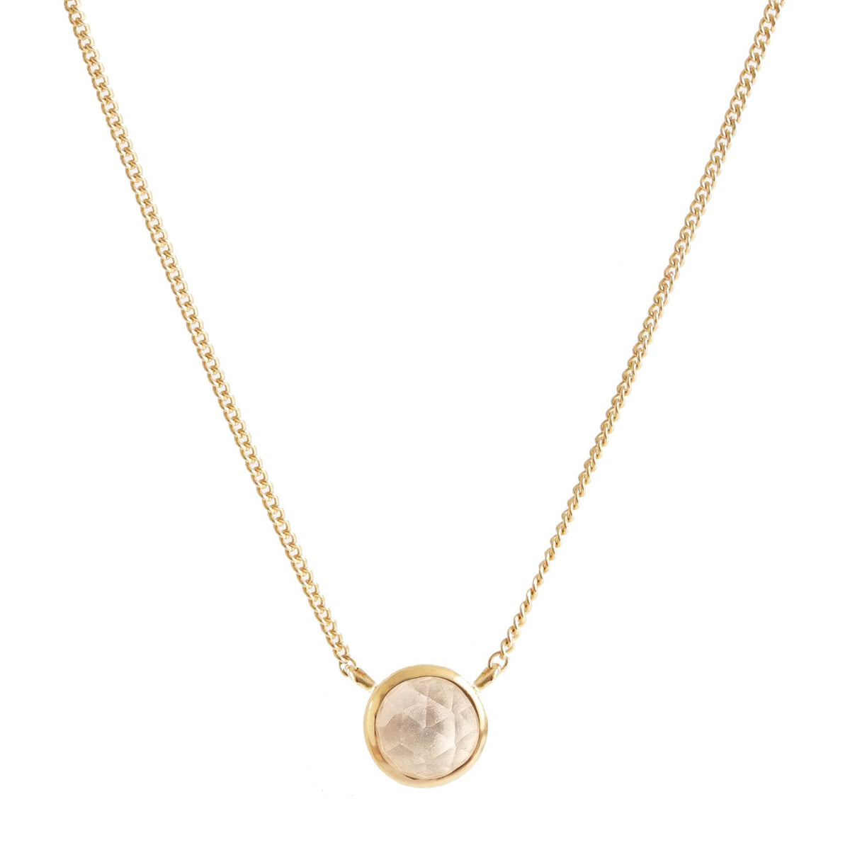 DAINTY LEGACY NECKLACE - WHITE TOPAZ &amp; GOLD - SO PRETTY CARA COTTER