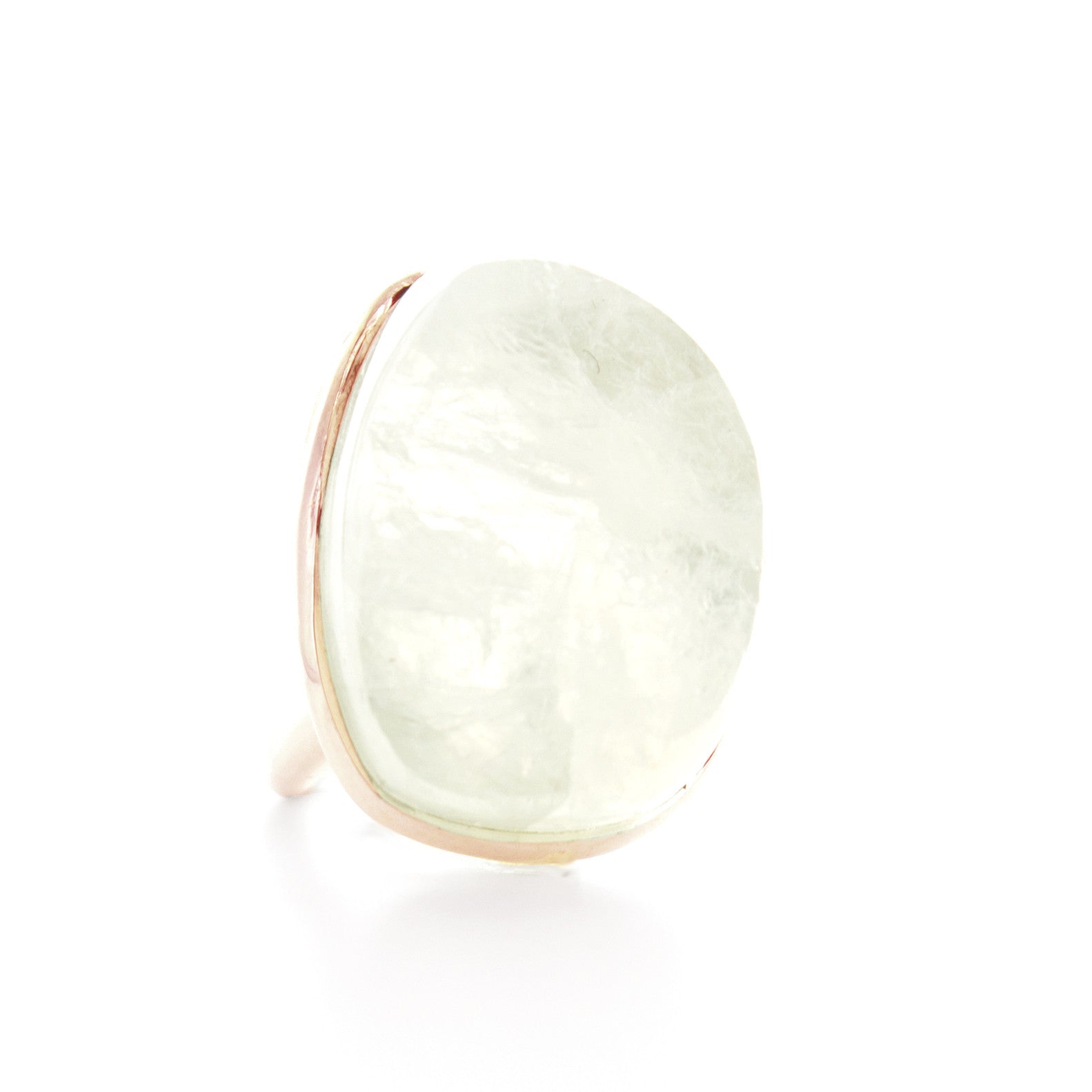 DARING RING - RAINBOW MOONSTONE & ROSE GOLD - SO PRETTY CARA COTTER