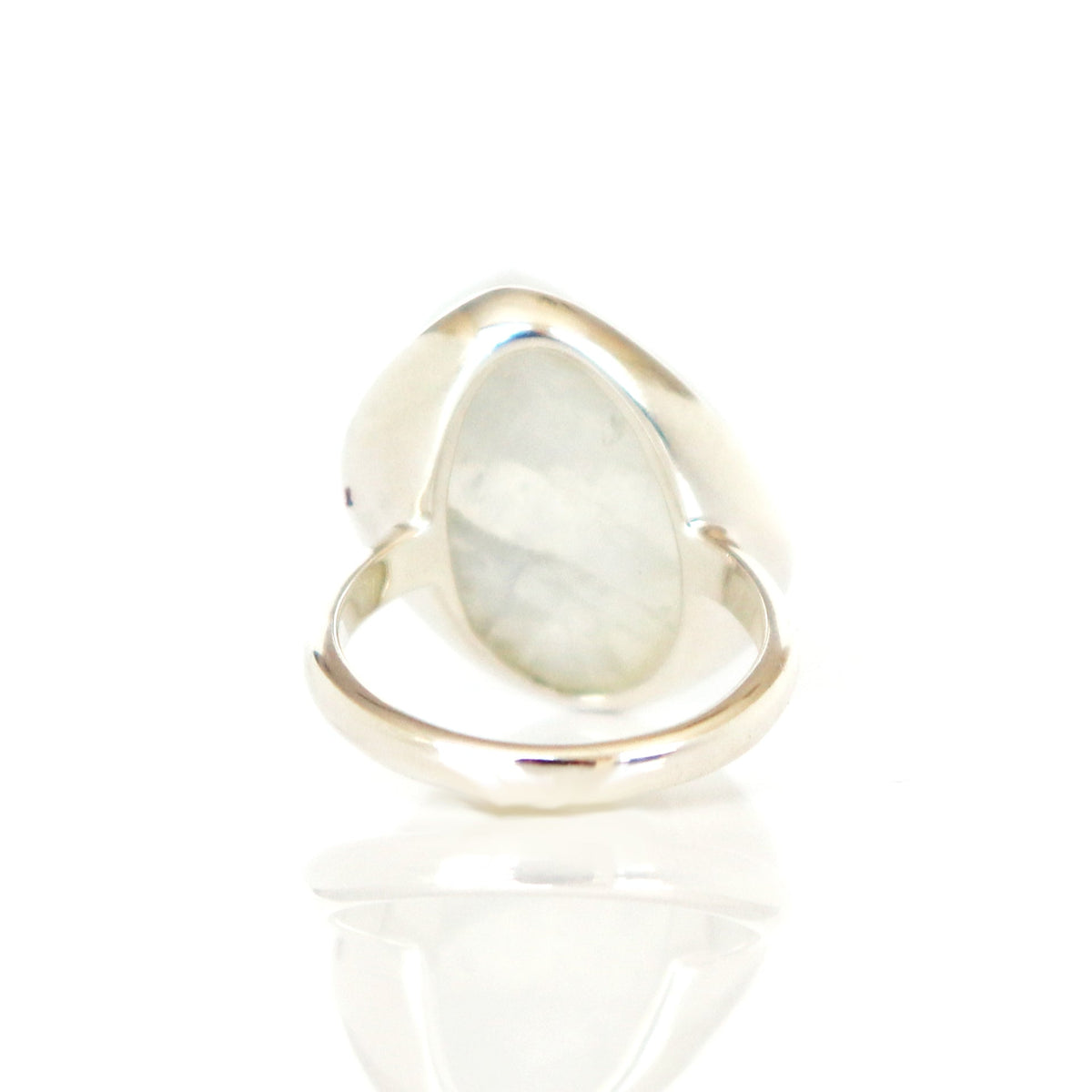 DARING RING - RAINBOW MOONSTONE &amp; SILVER - SO PRETTY CARA COTTER