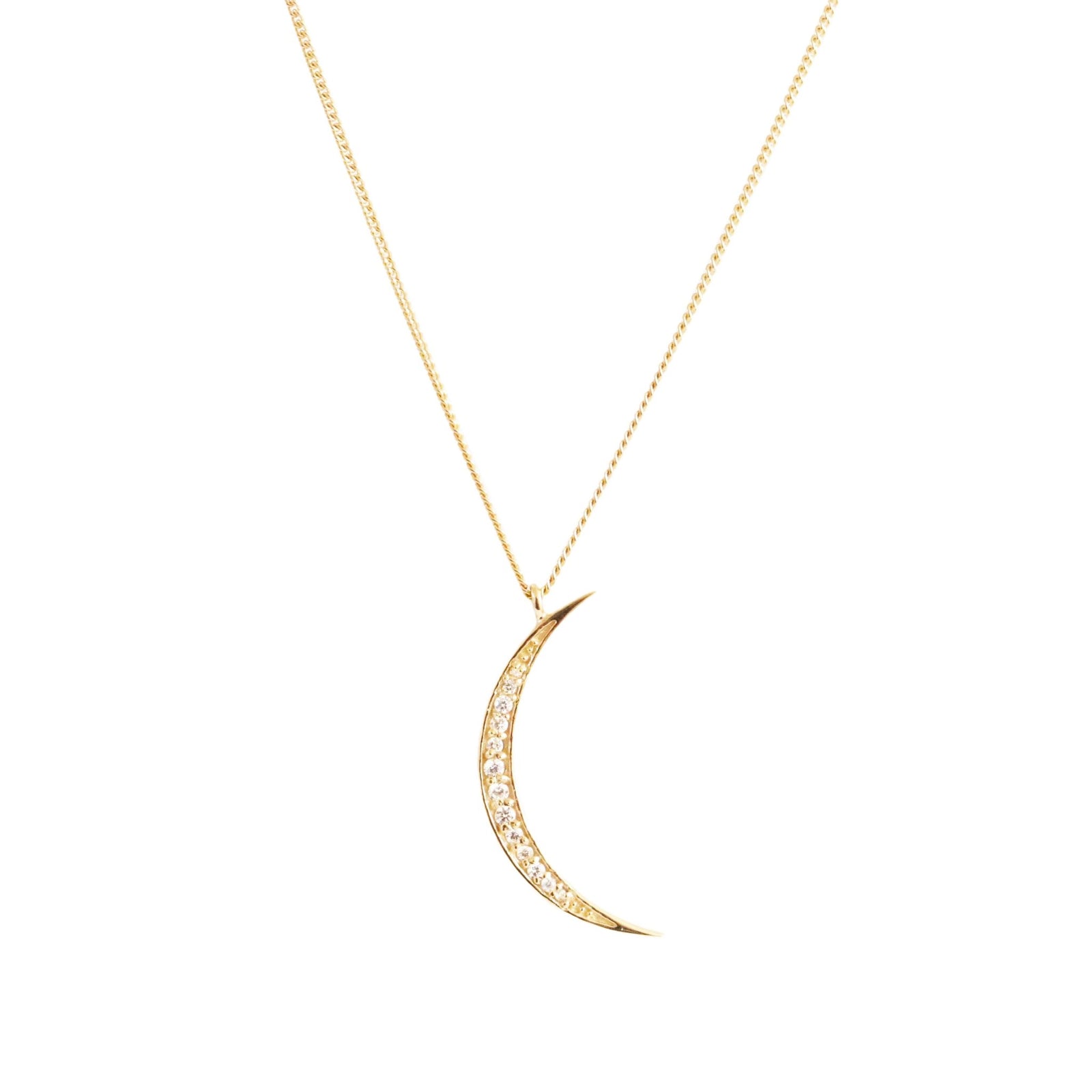 DAY 1 - MINI DREAM LUNA NECKLACE - GOLD, ROSE GOLD, OR SILVER - SO PRETTY CARA COTTER